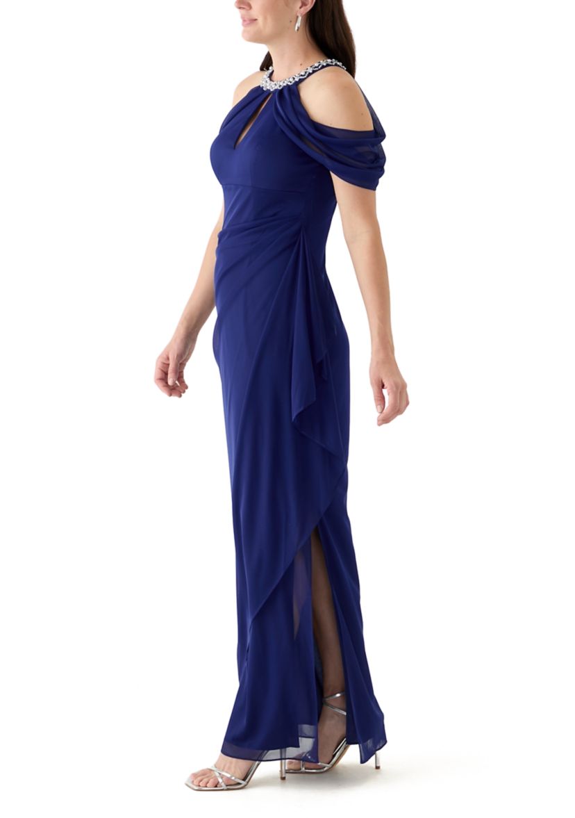 Womens Halter Neck Gown