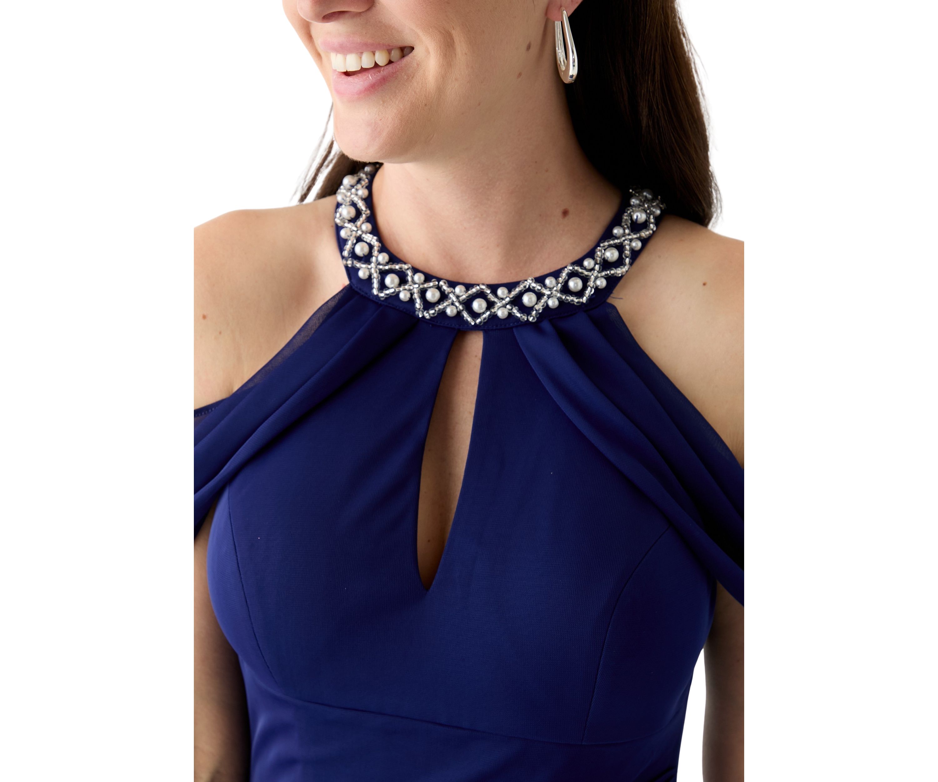 Womens Halter Neck Gown