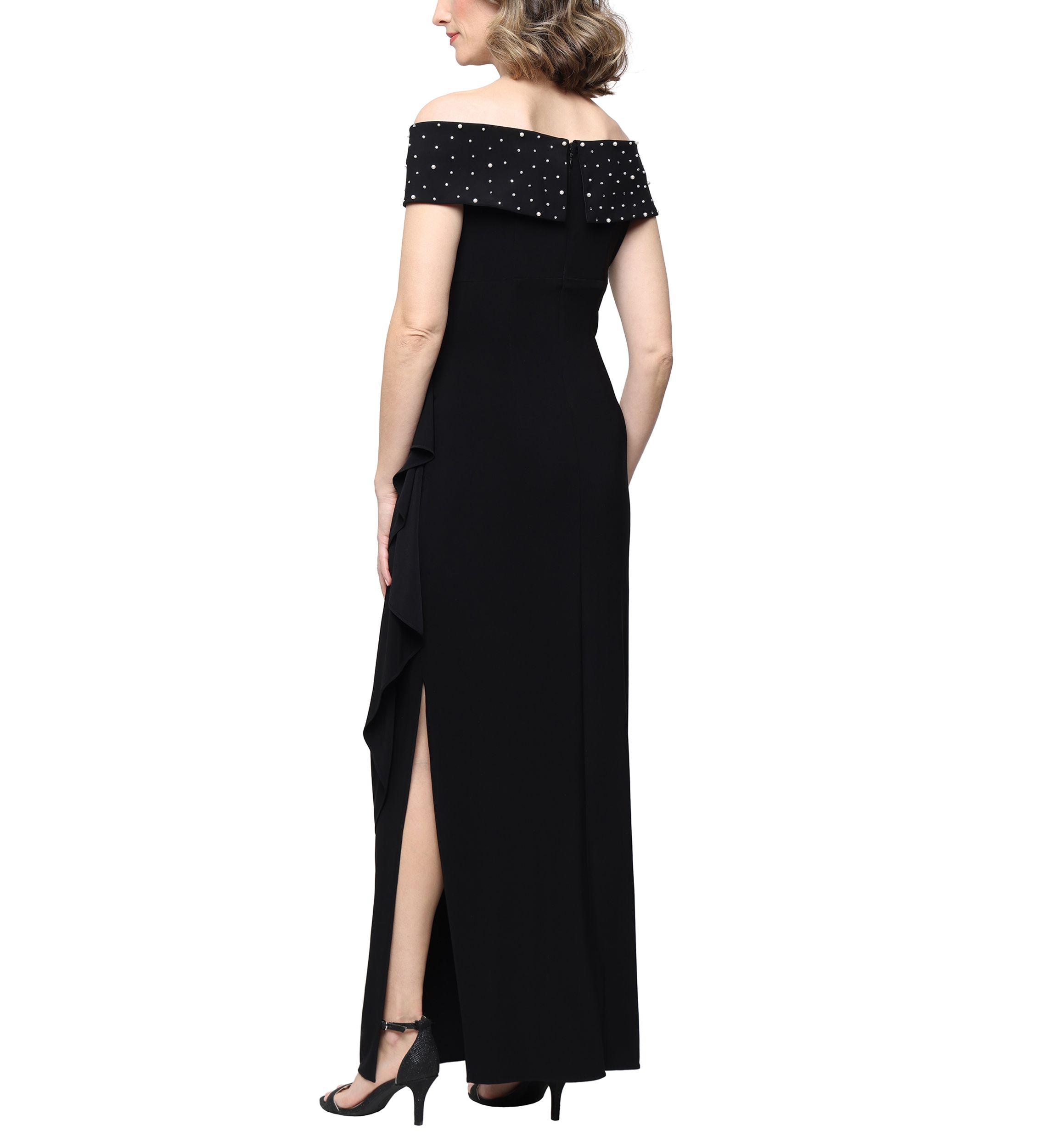 formal dress belk Alex Evenings Dresses & Gowns child:Gold Metallic Sequins