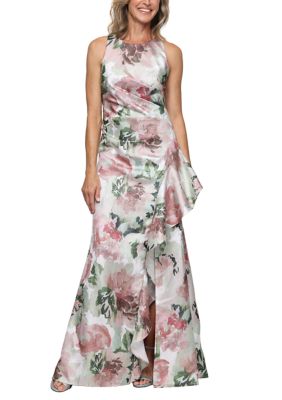 Alex Evenings Women's Floral Shimmer Gown