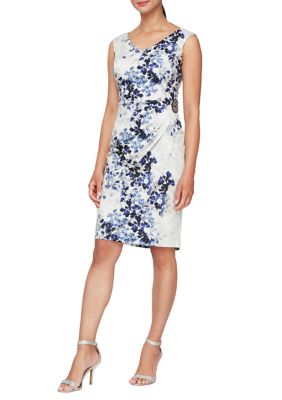 Kasper Solid Sheath Dress | belk