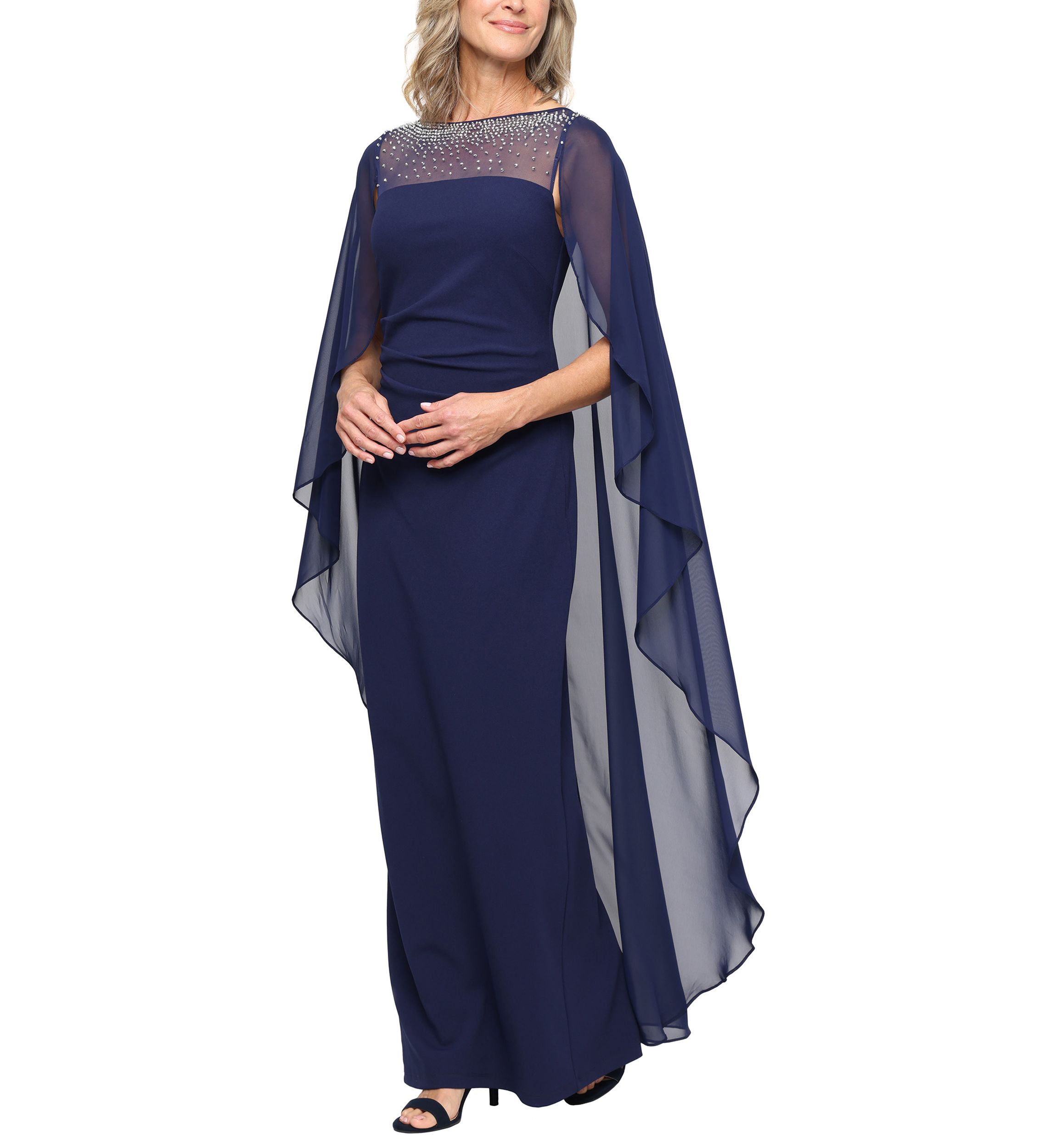 midi purple dresses for women Whimsical Flutter Midi Gown– Teuta Matoshi