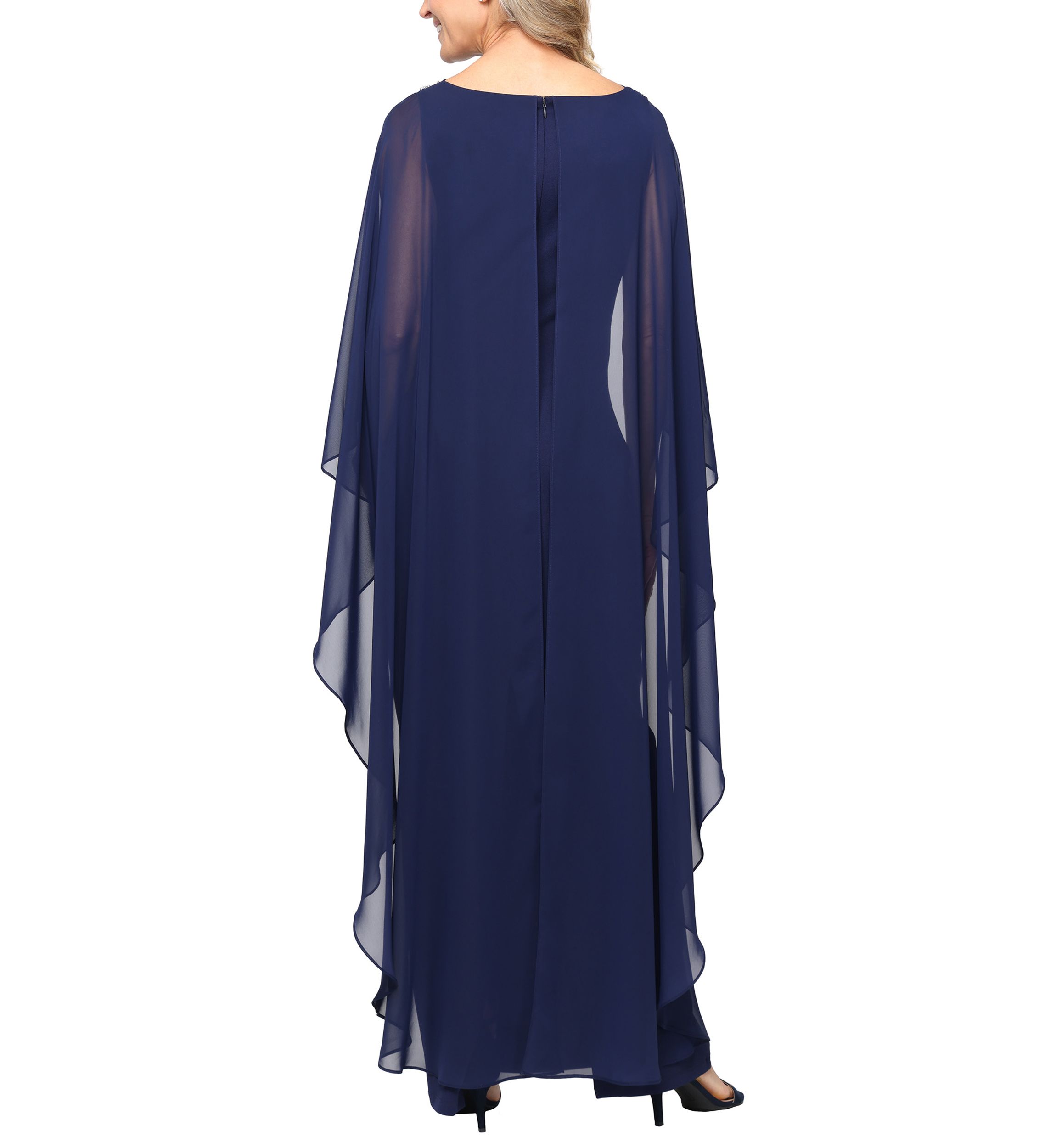 belk alex evening dresses Alex Evenings Women's 3/4 Stretch Crepe Column Dress