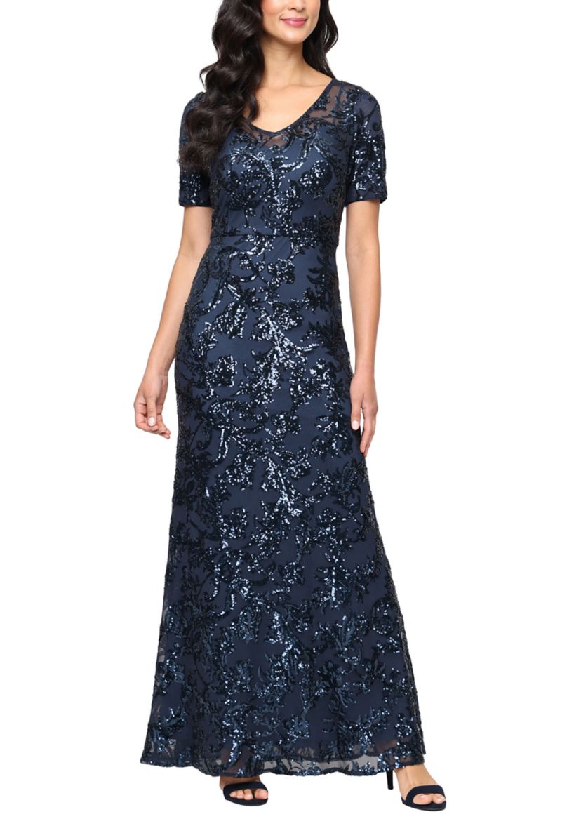 green emerald velvet dress Amazon.com: Alex Evenings Women's Wedding Guest Dress with V-Neck Stretch  Sequin Bodice and Empire Waist (Petite and Regular Sizes) : Clothing, Shoes  & Jewelry main image 0