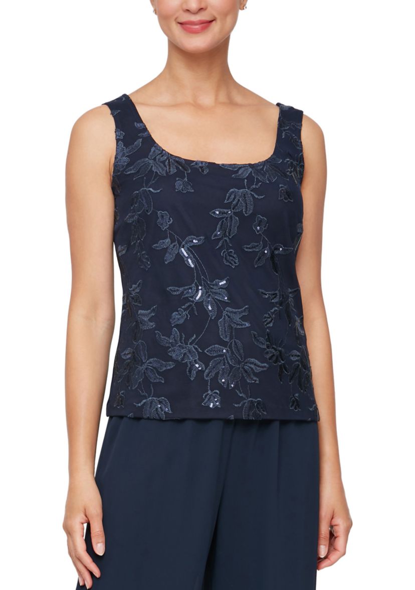 Womens Embroidered Twinset with Jacket