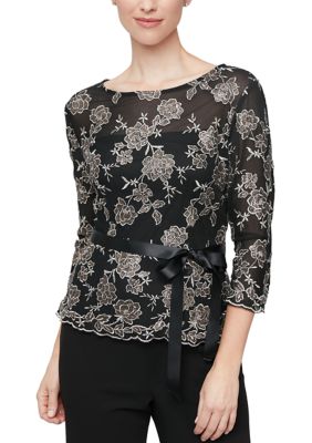 Petite formal shop evening tops