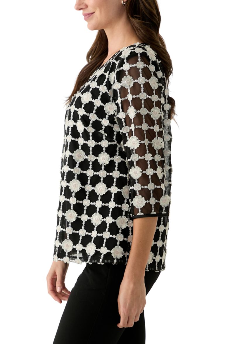 Womens 3/4 Sleeve Twinset