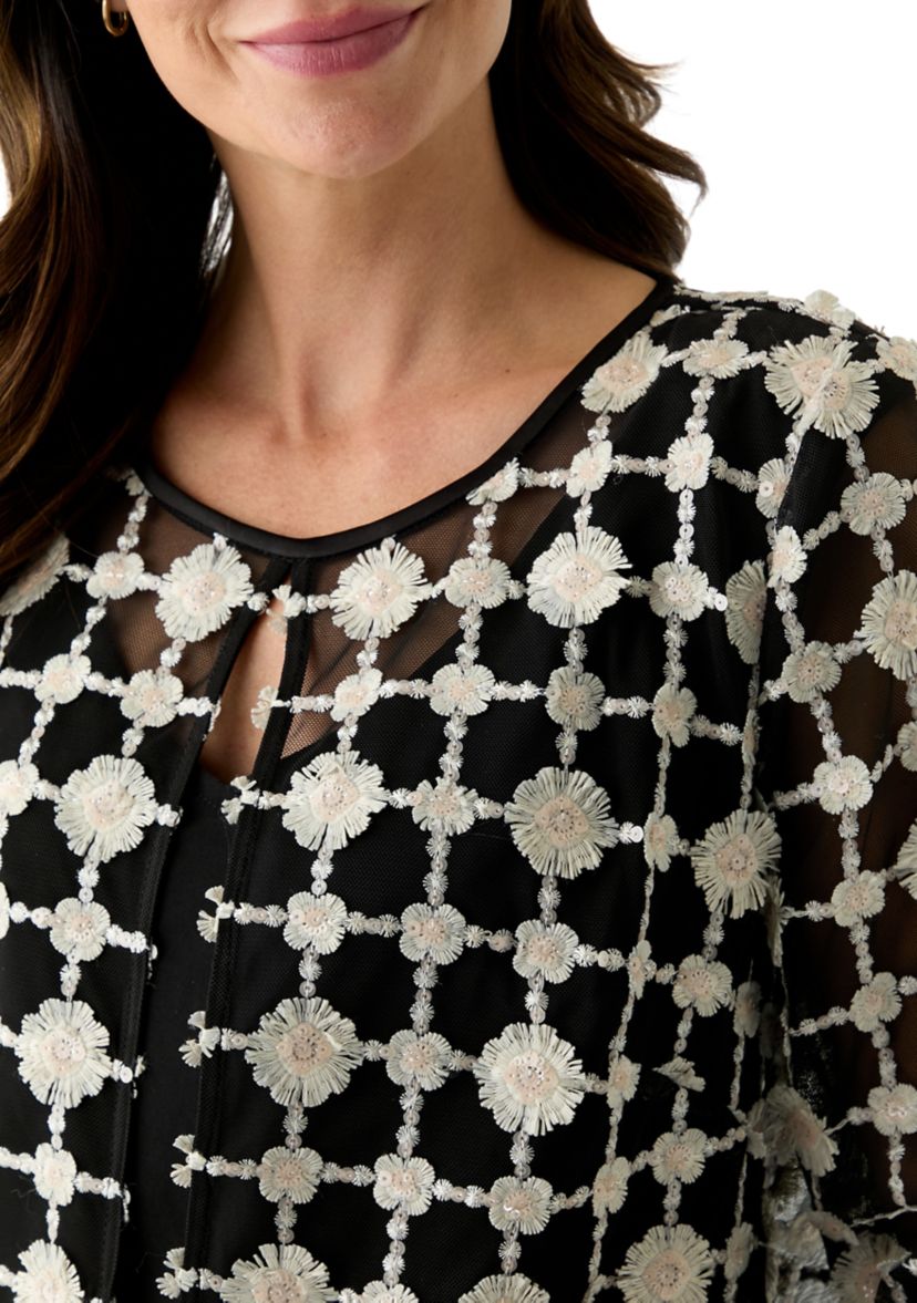 Womens 3/4 Sleeve Twinset
