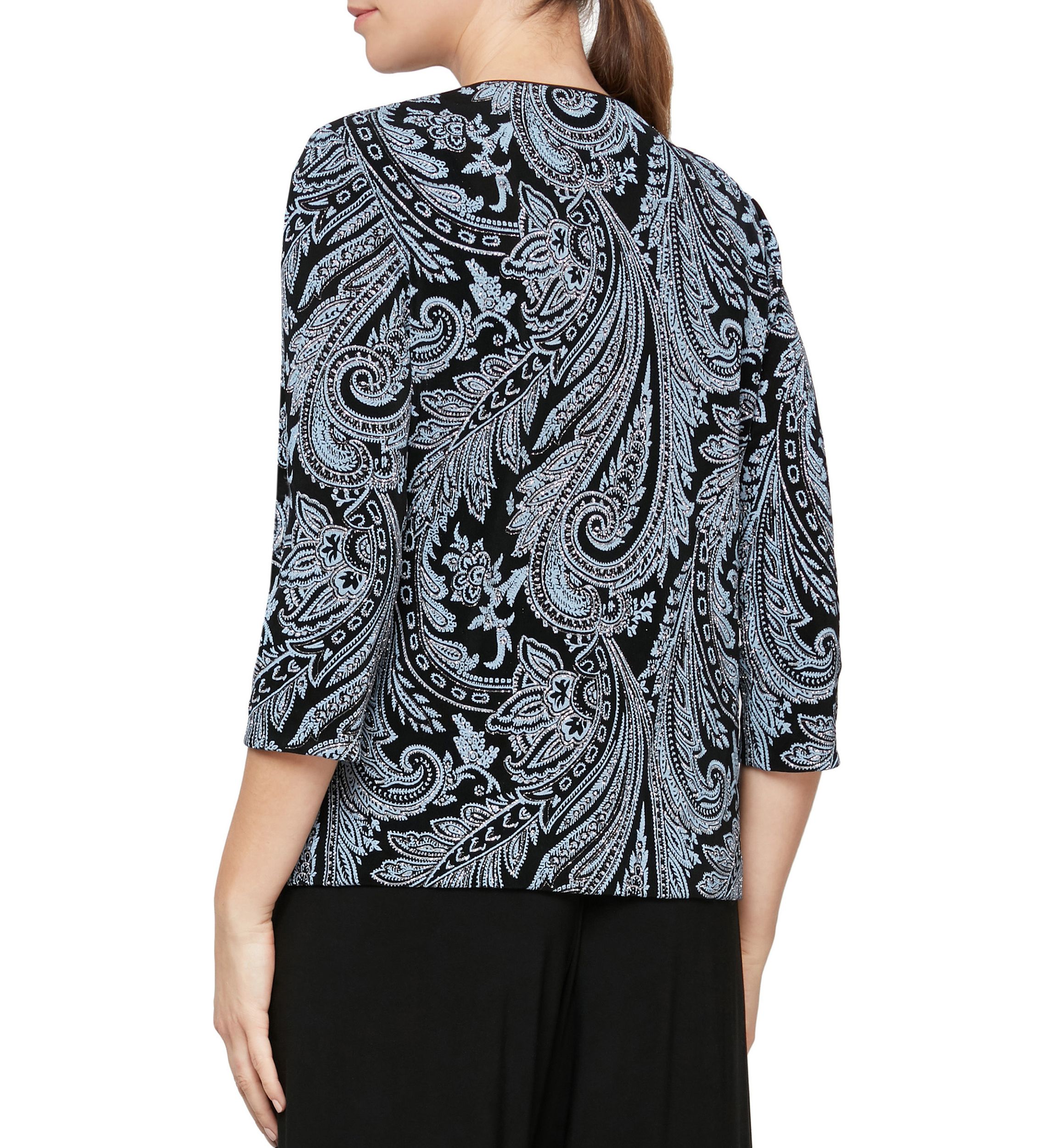 Womens Printed Twinset with Scoop Neck Tank