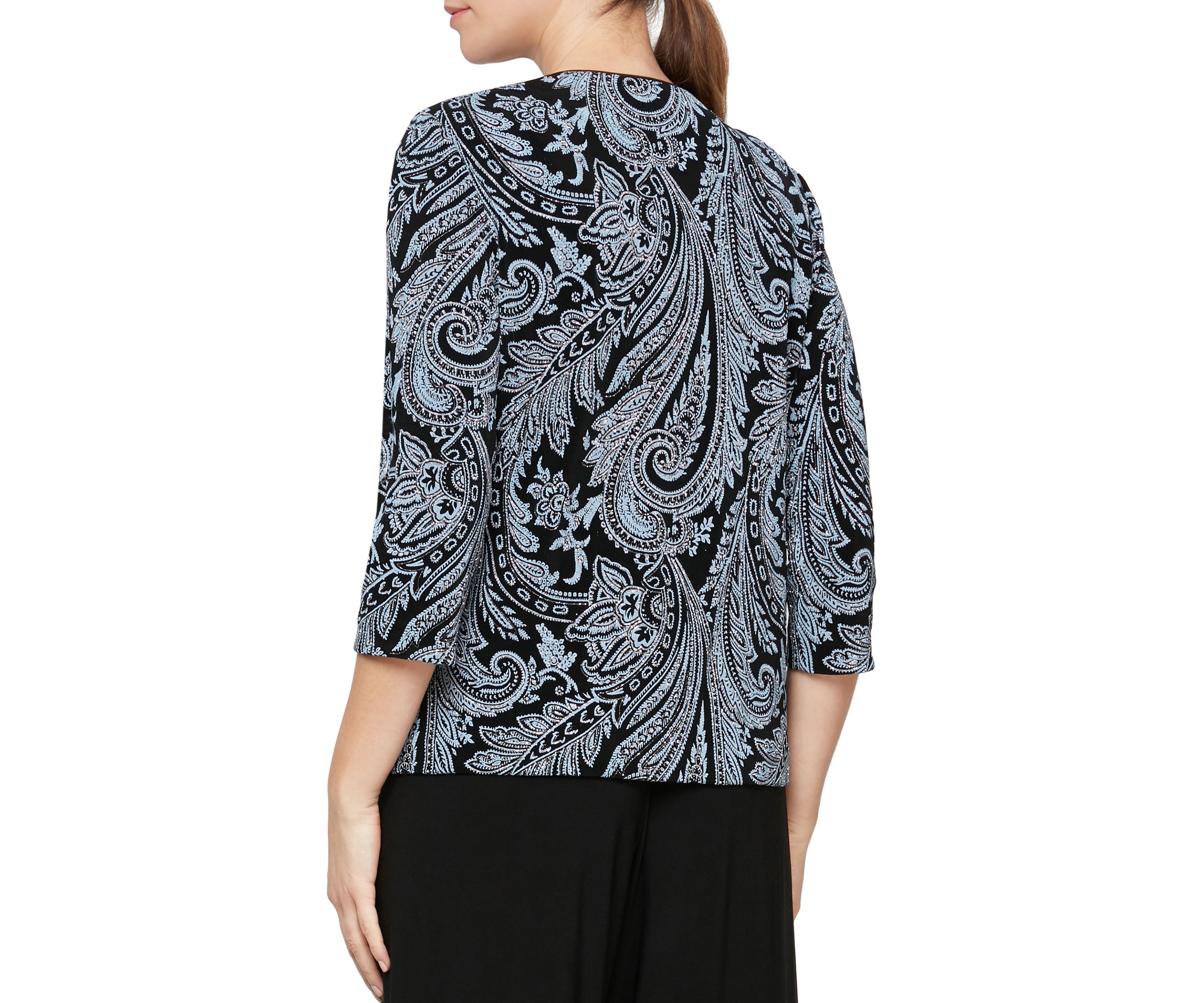 Womens Printed Twinset with Scoop Neck Tank