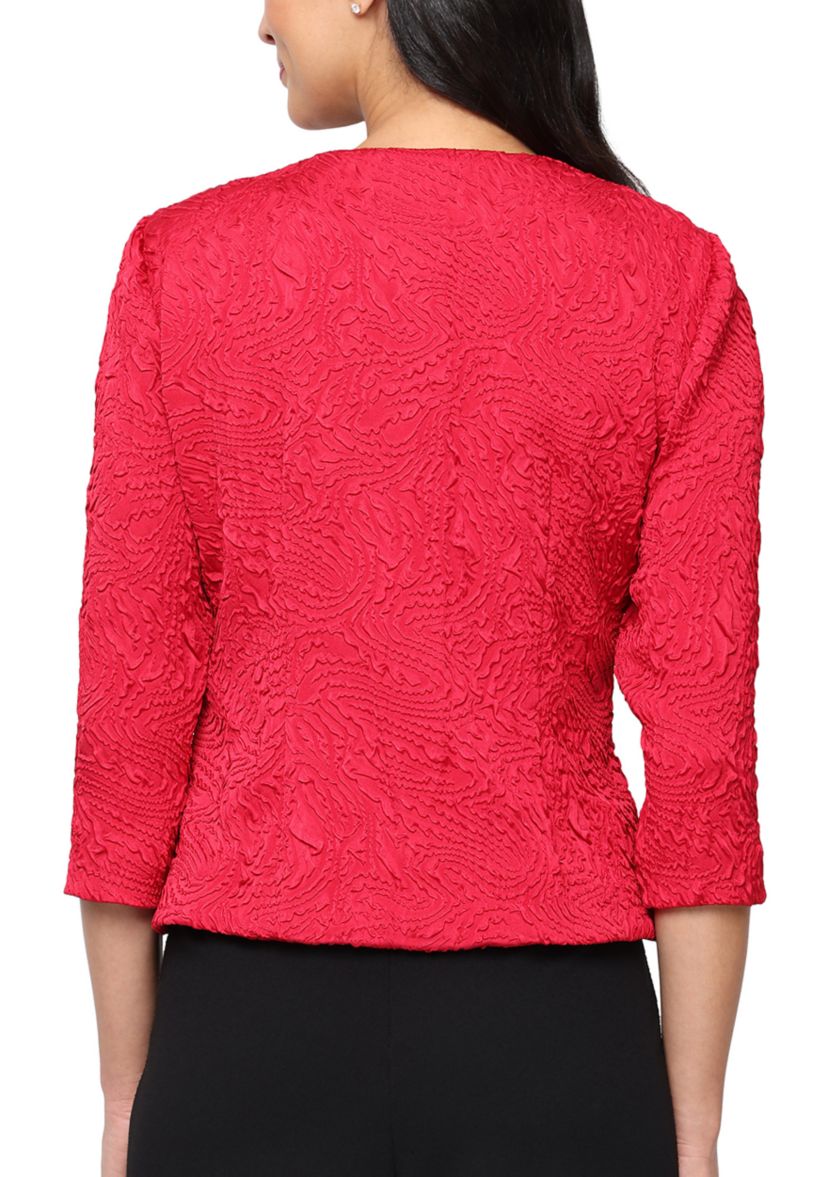 Womens Texture Jacquard 2-Piece Twinset 