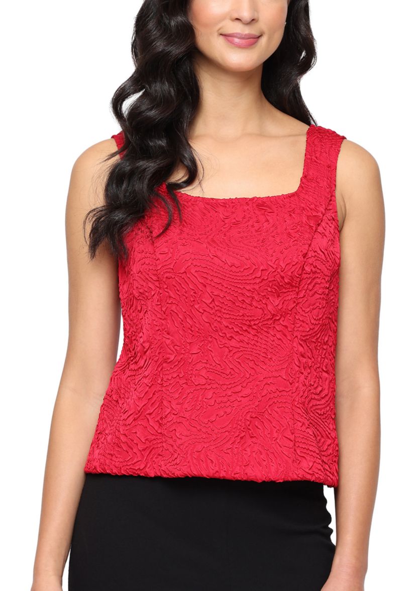 Womens Texture Jacquard 2-Piece Twinset 