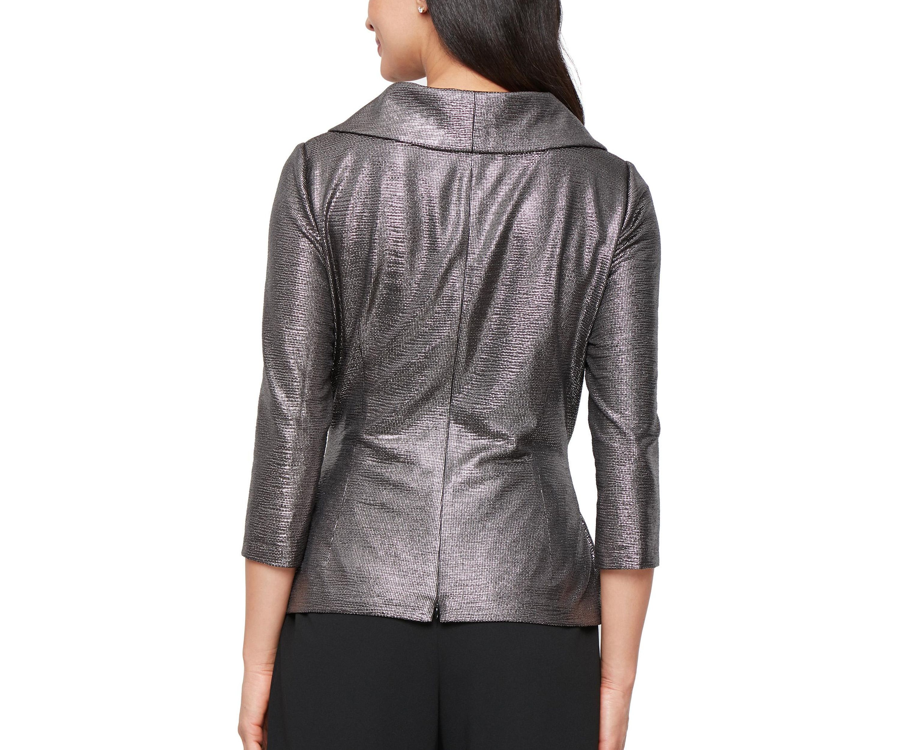 Womens 3/4 Sleeve Blouse With Collar