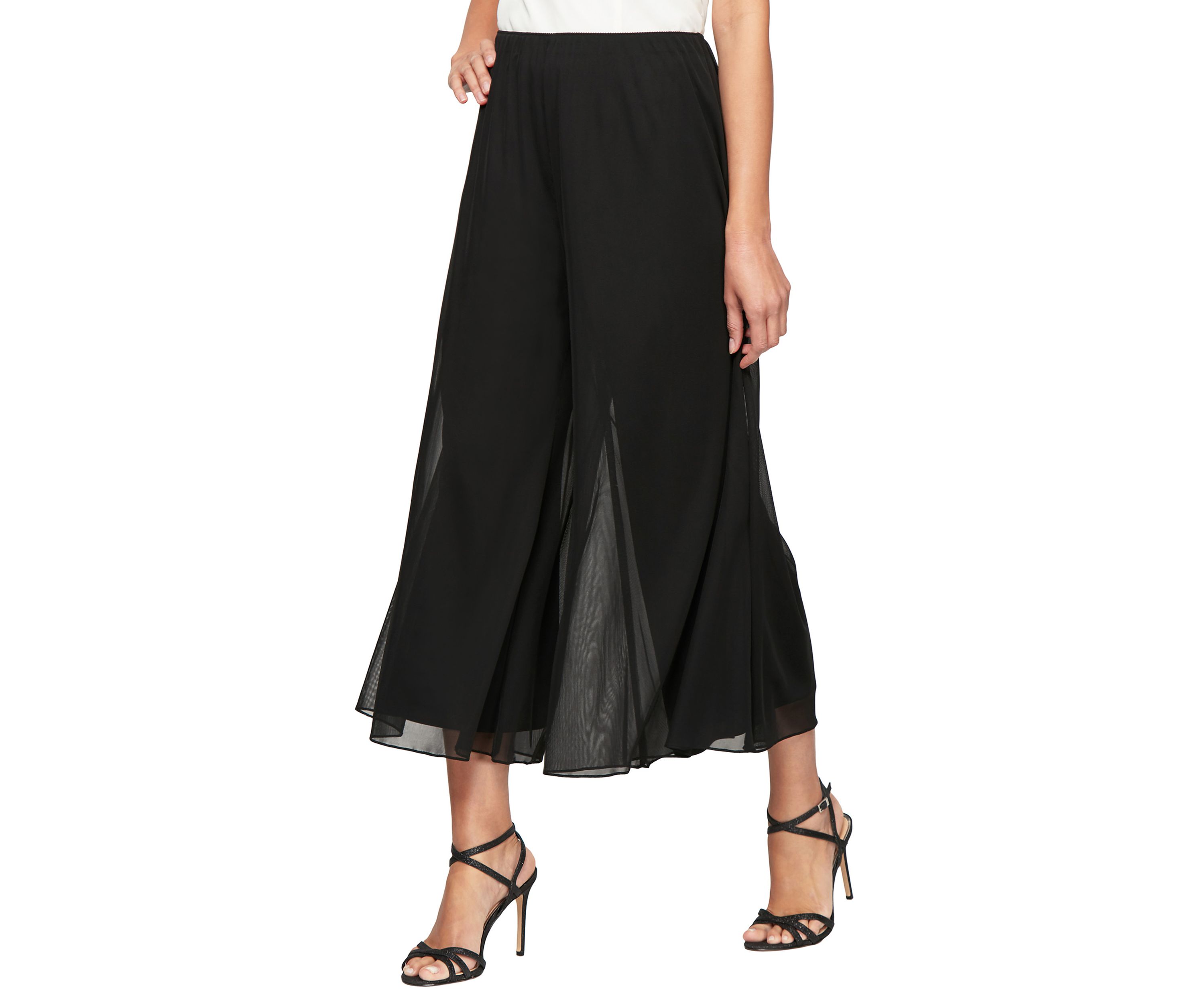 Wide Leg Cropped Pants