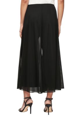 Wide Leg Cropped Pants