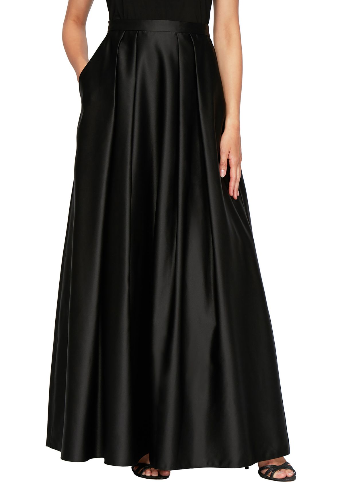 Womens Ball Gown Pleated Skirt