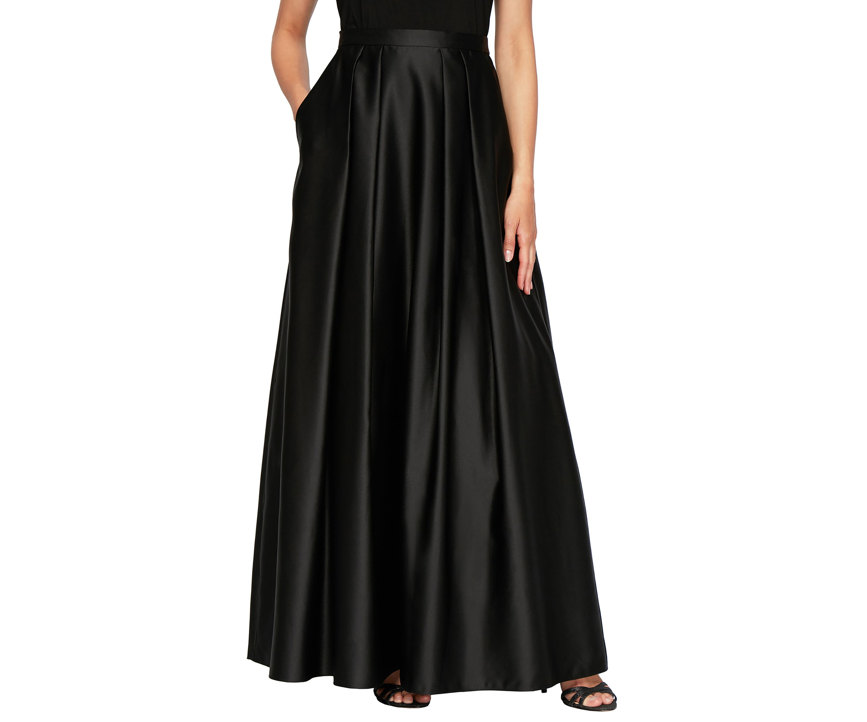 Womens Ball Gown Pleated Skirt