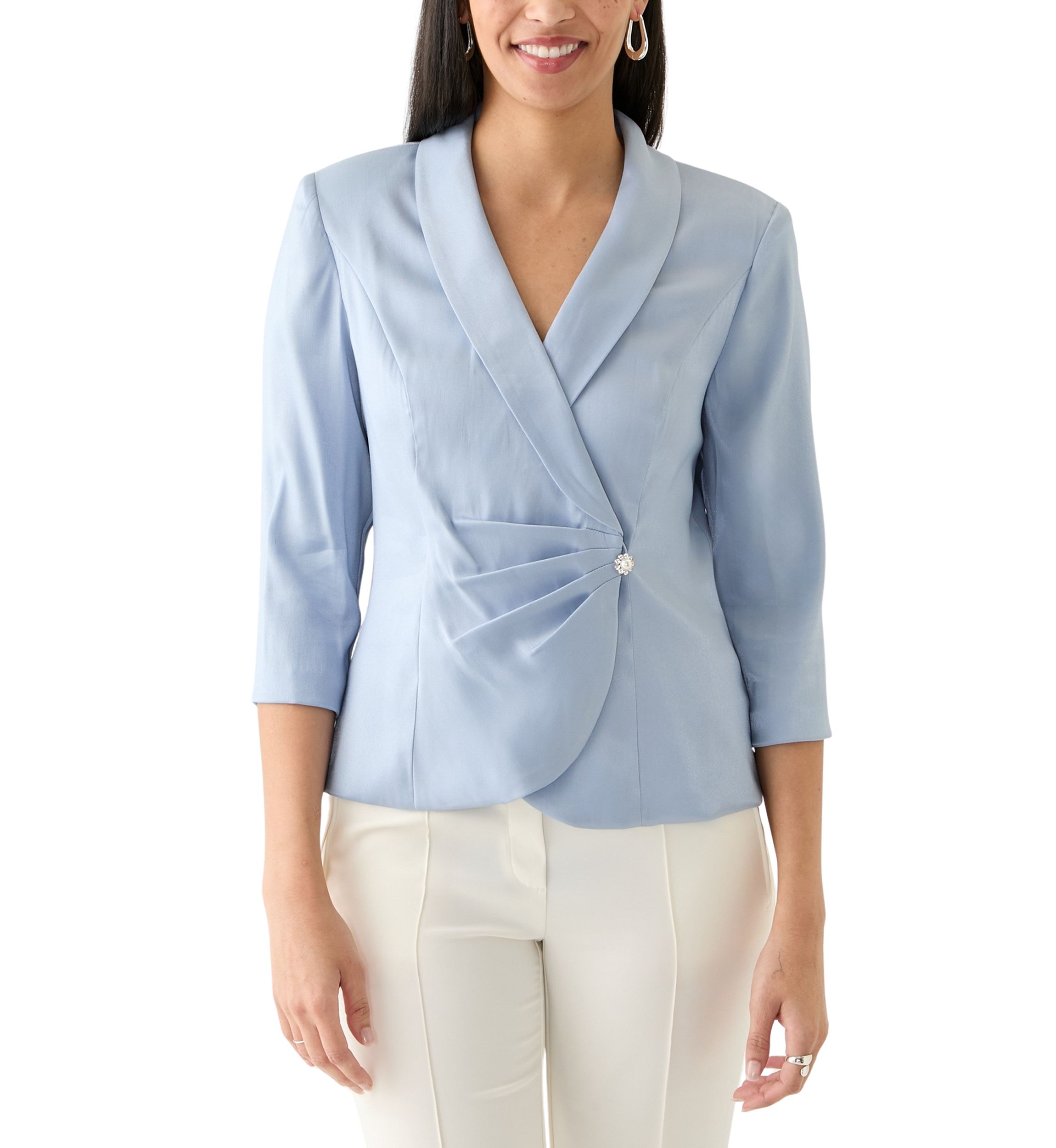 Womens Taffeta Blazer