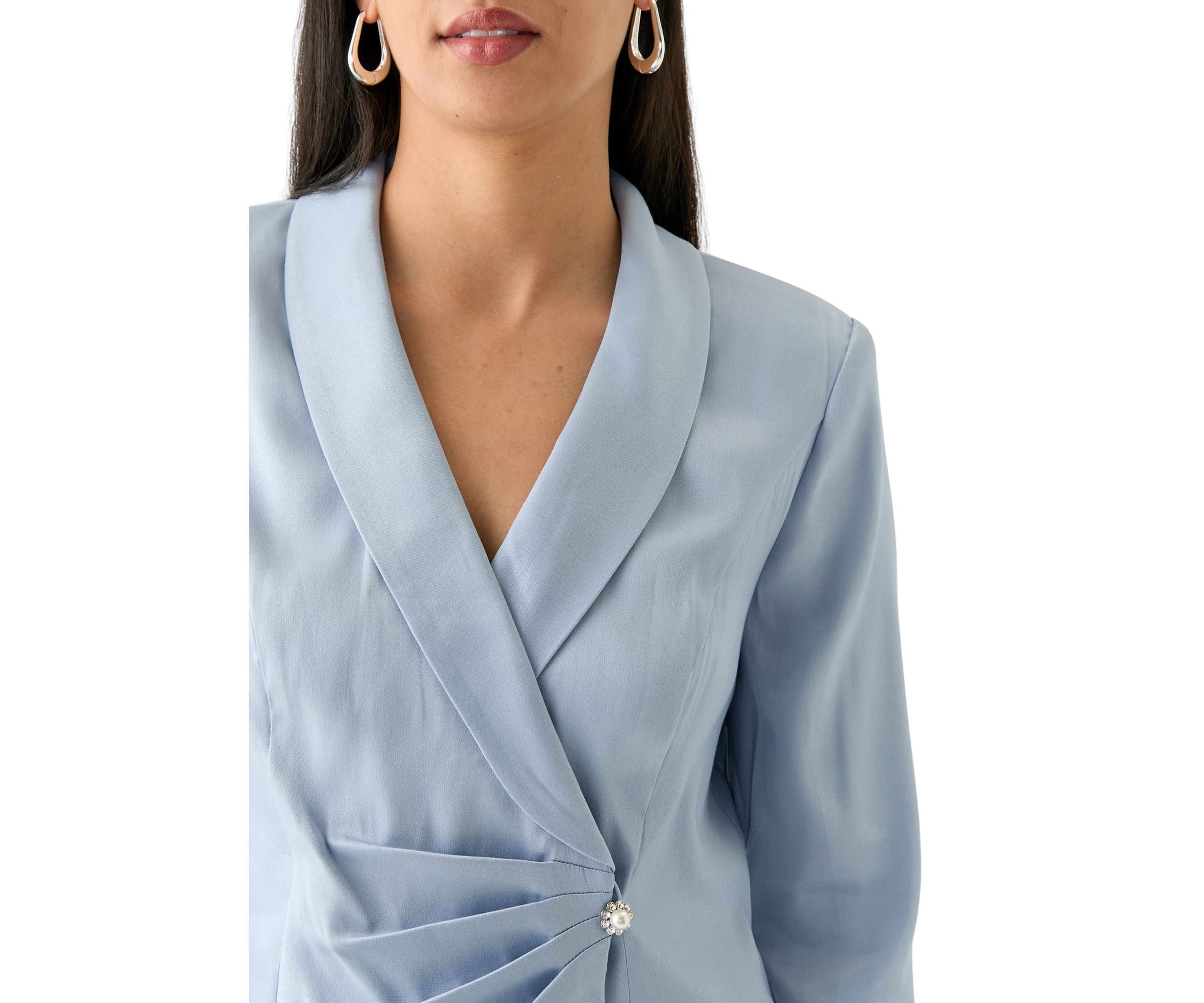 Womens Taffeta Blazer