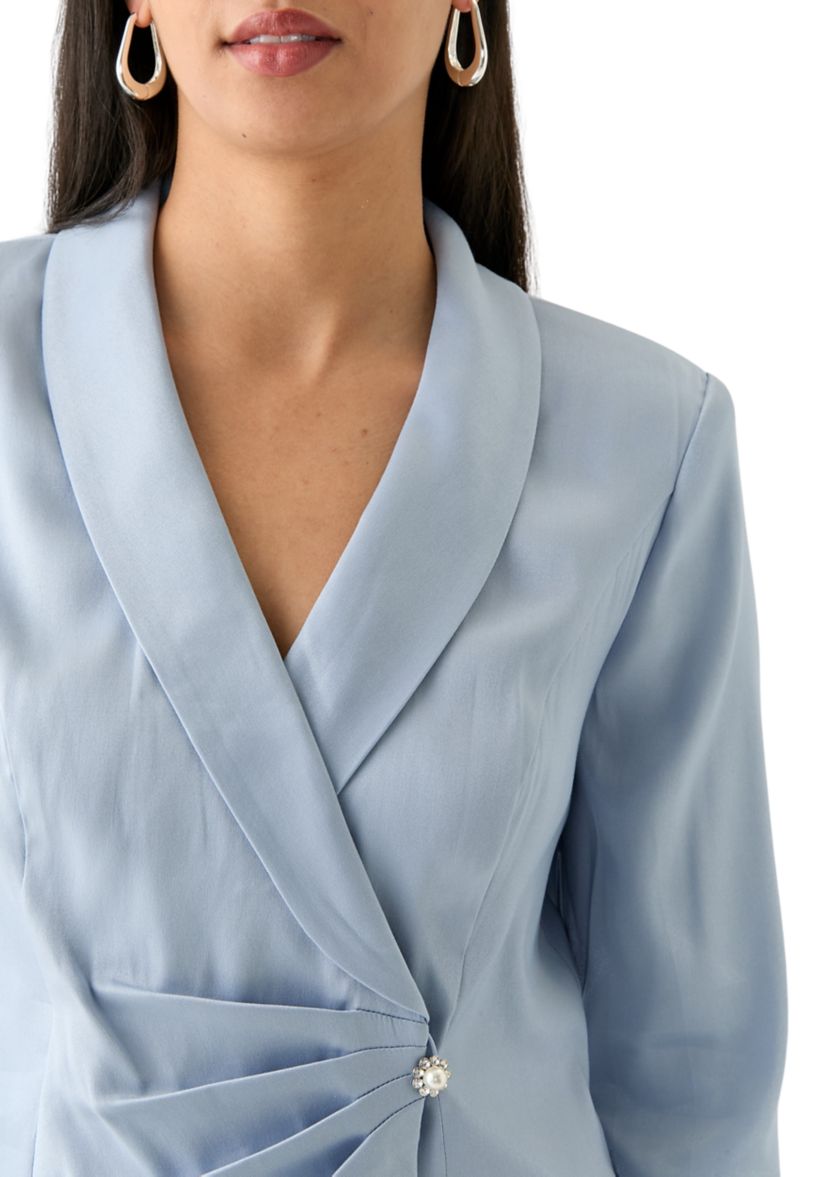 Womens Taffeta Blazer