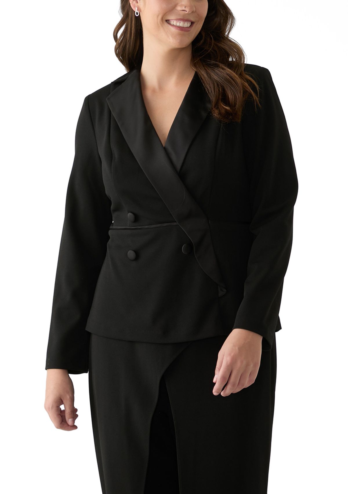 Womens Solid Blazer