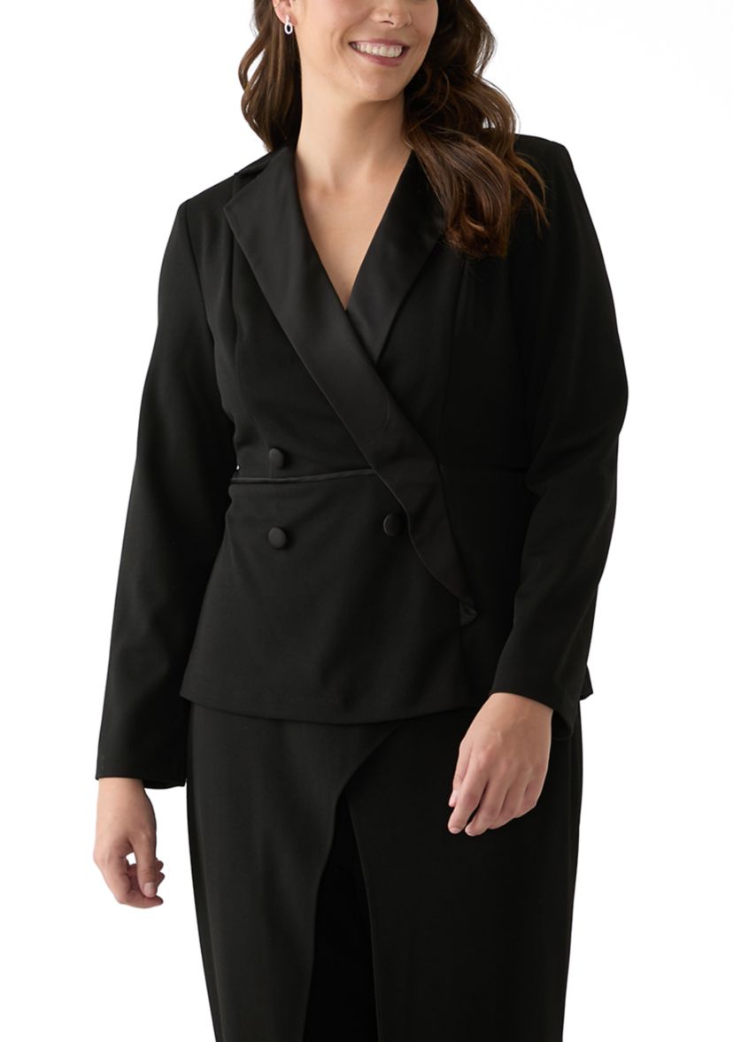 Womens Solid Blazer