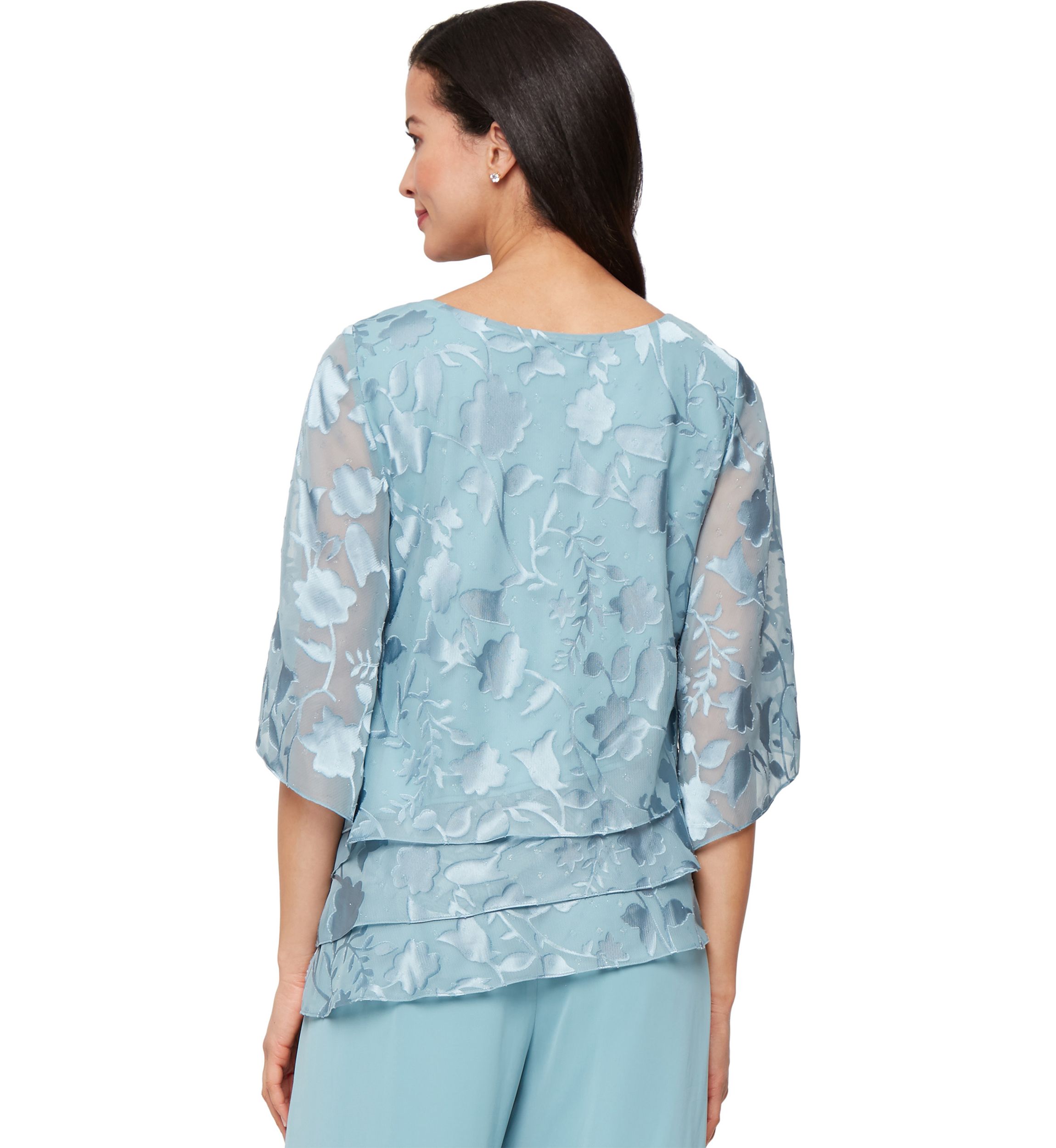 sachin and babi light blue dress Women's Alex Evenings Dresses