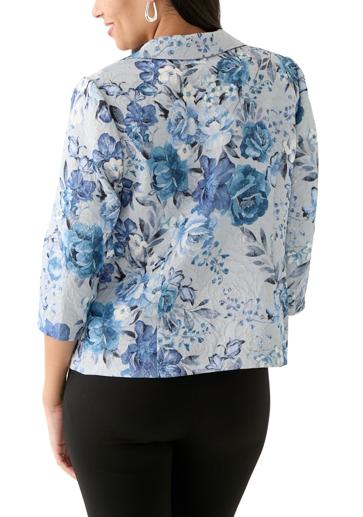 Womens Floral Printed 2Fer Top