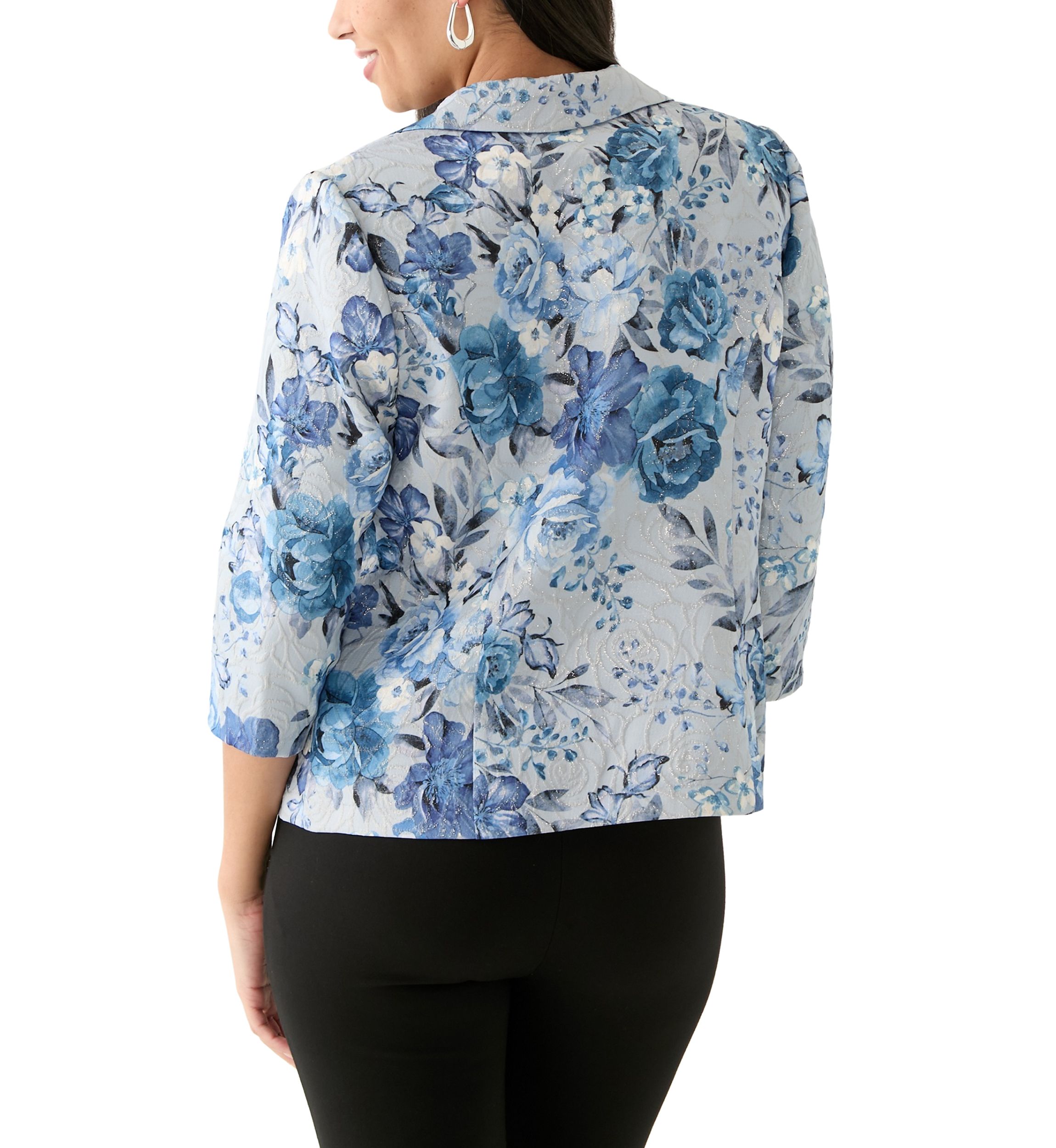 Womens Floral Printed 2Fer Top