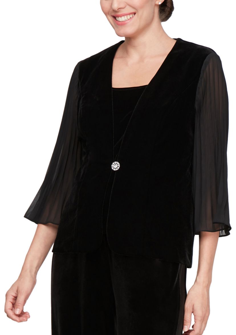 Womens Embellished Top Set
