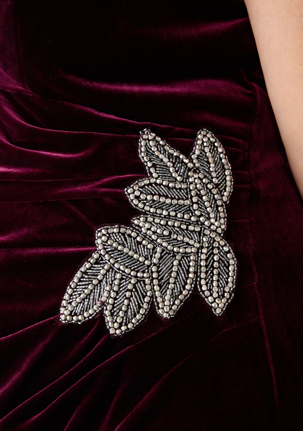 Plus Size Long Off the Shoulder Fit and Flare Gown