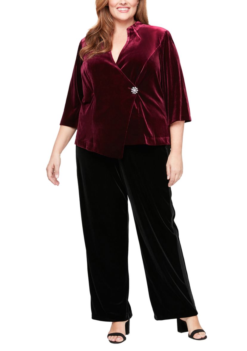 Plus Size Straight Leg Pants