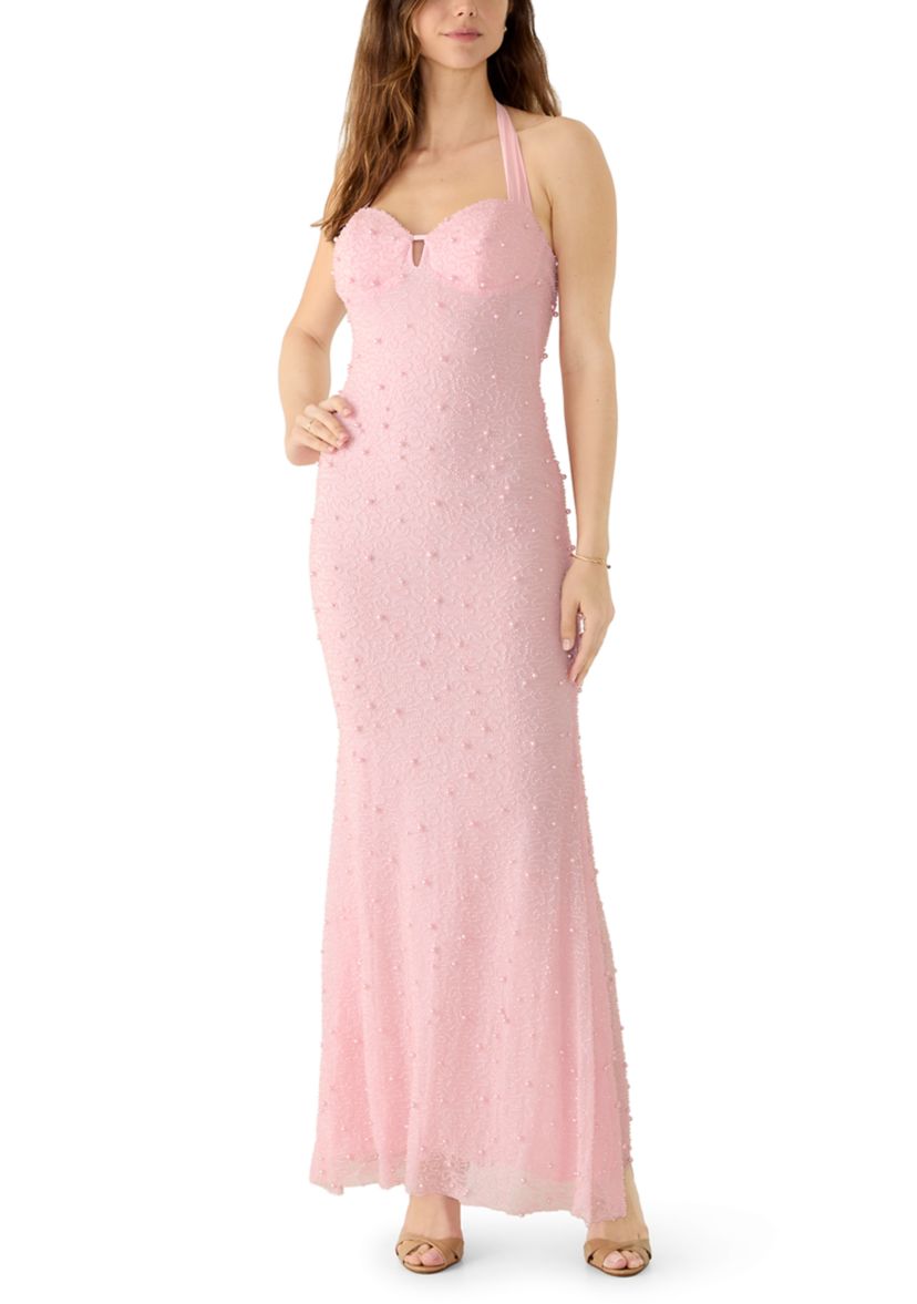 samba halter dress Rhythm | 0426W-DR06-BLU | samba floral halter mini dress | blue | XS