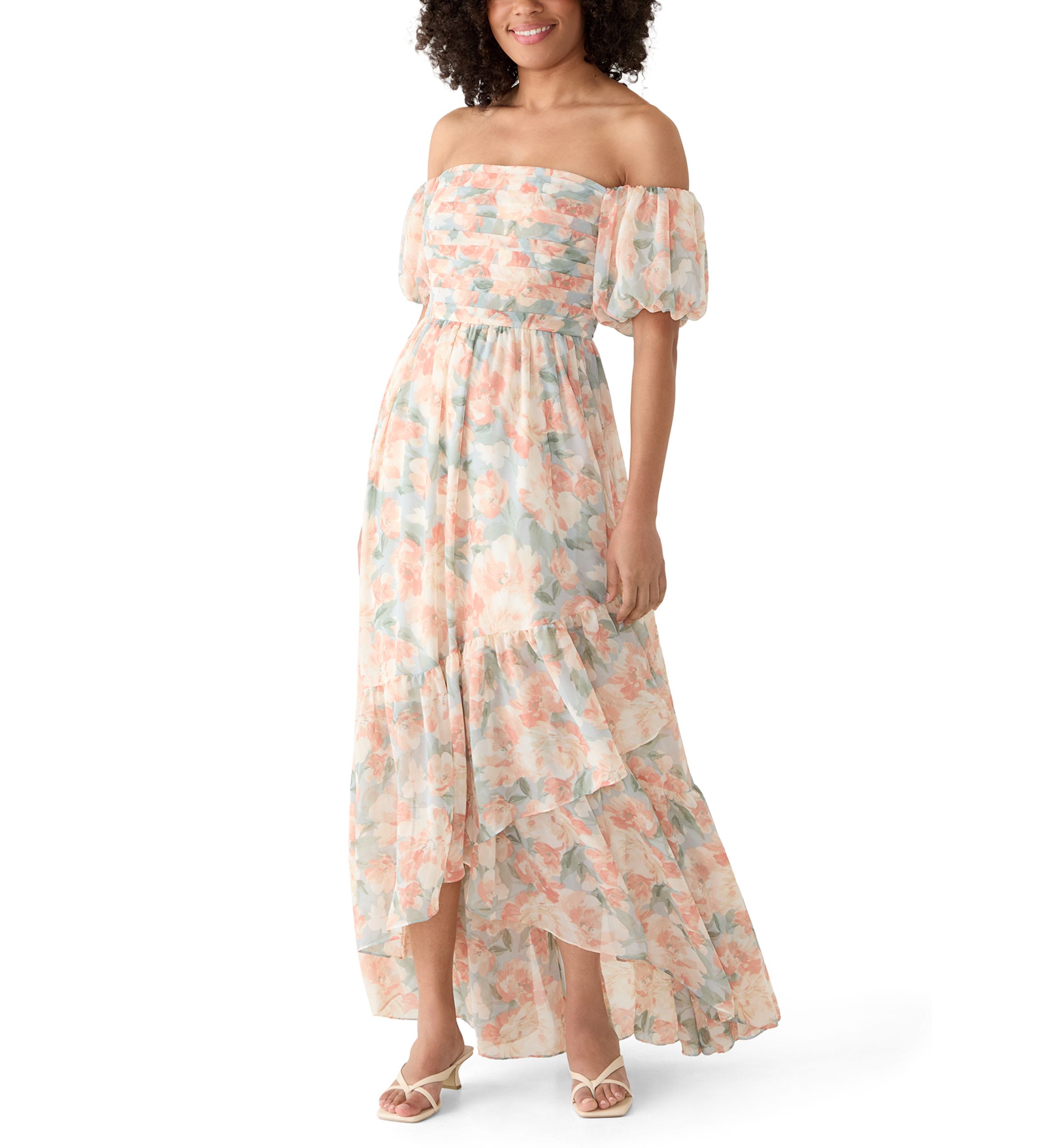 b. darlin wide bow straps v-neckline pearls party skirt dress B. Darlin Wide Bow Straps V-Neckline Pearls Party Skirt Dress at  CoolSprings Galleria in Franklin, TN
