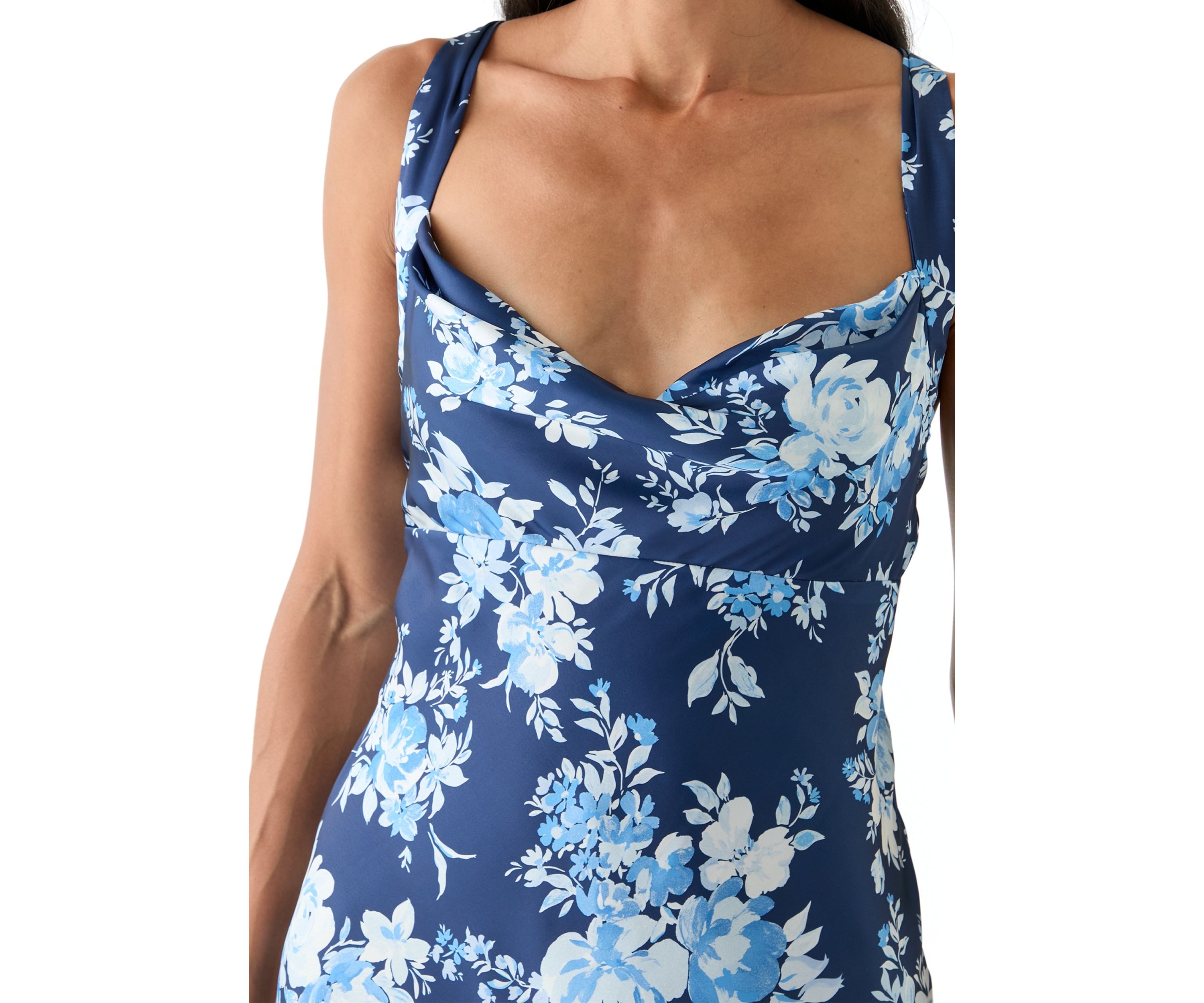 Womens Floral Printed Maxi Dress