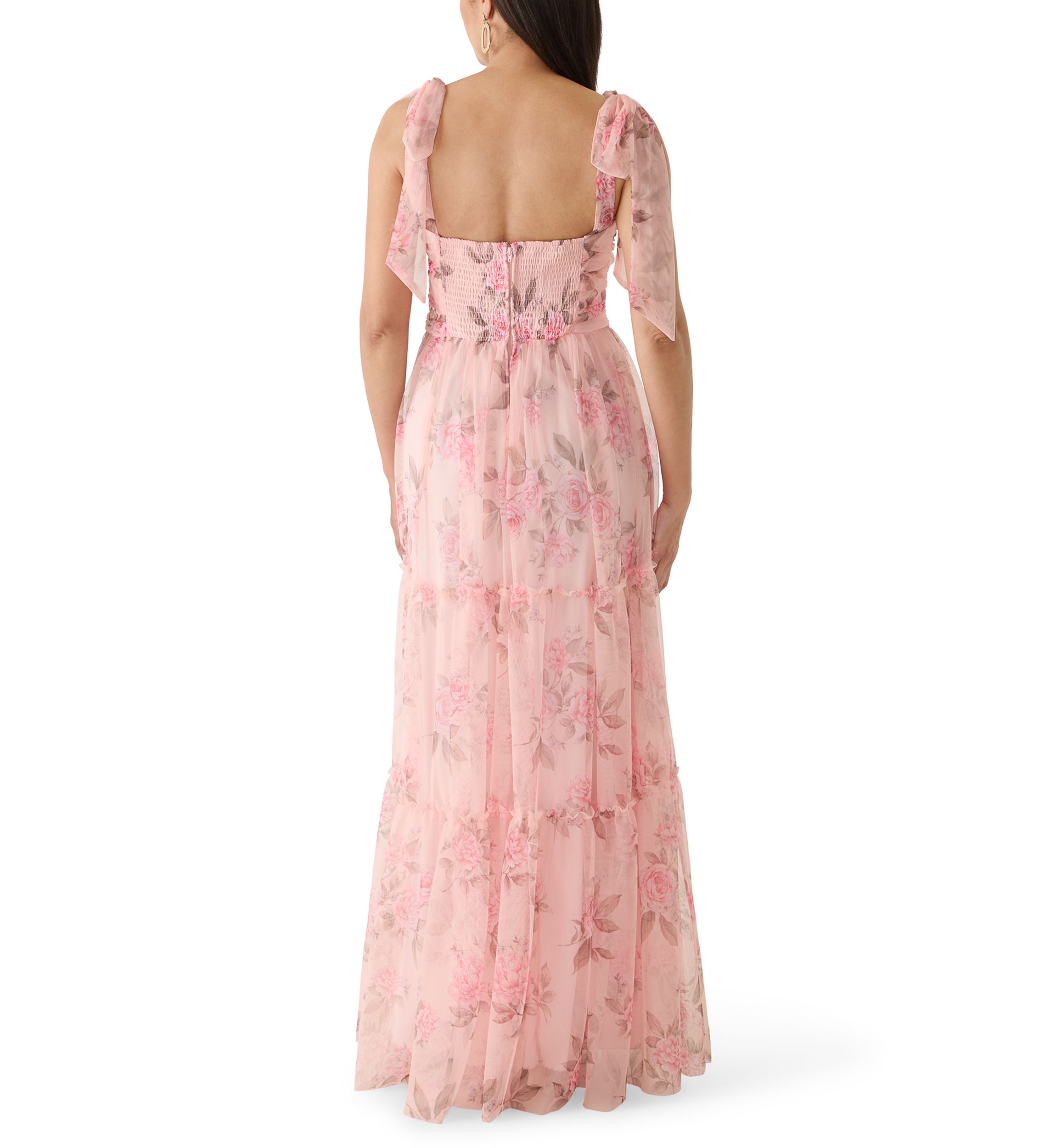 green emerald velvet dress Montaigne Ruffle Maxi Dress — Dark Sage