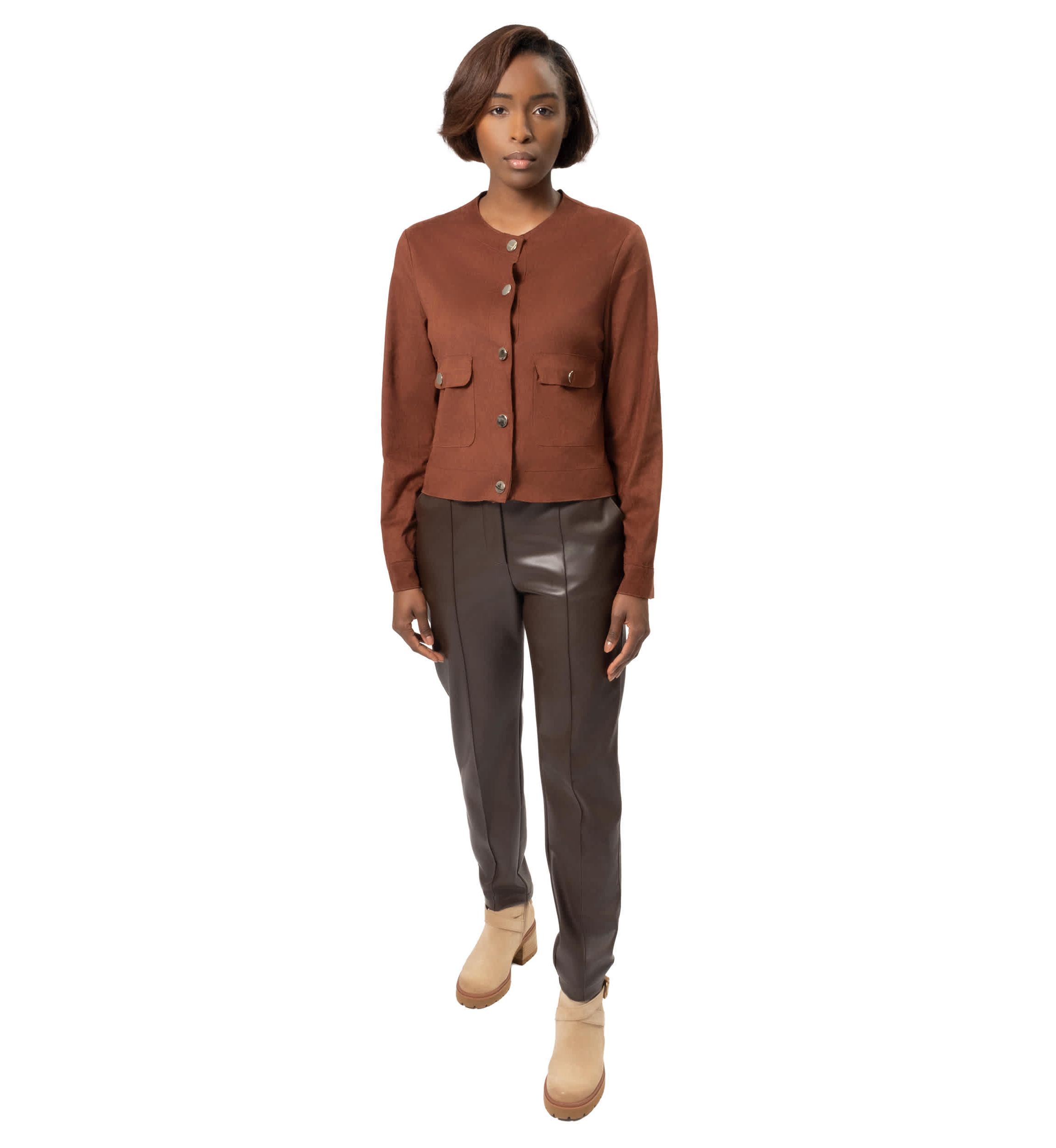 Marissa Faux Suede Jacket