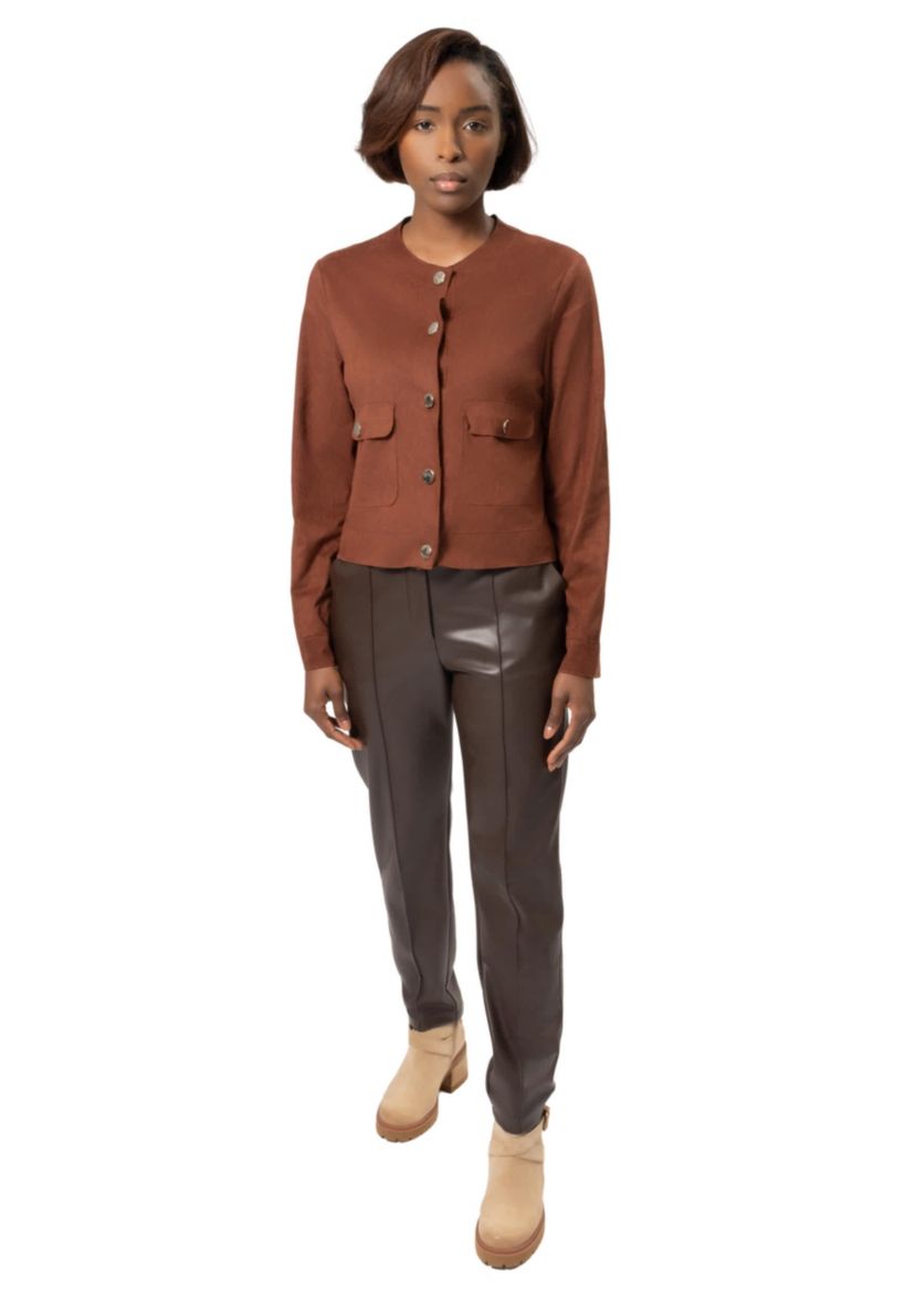 Marissa Faux Suede Jacket