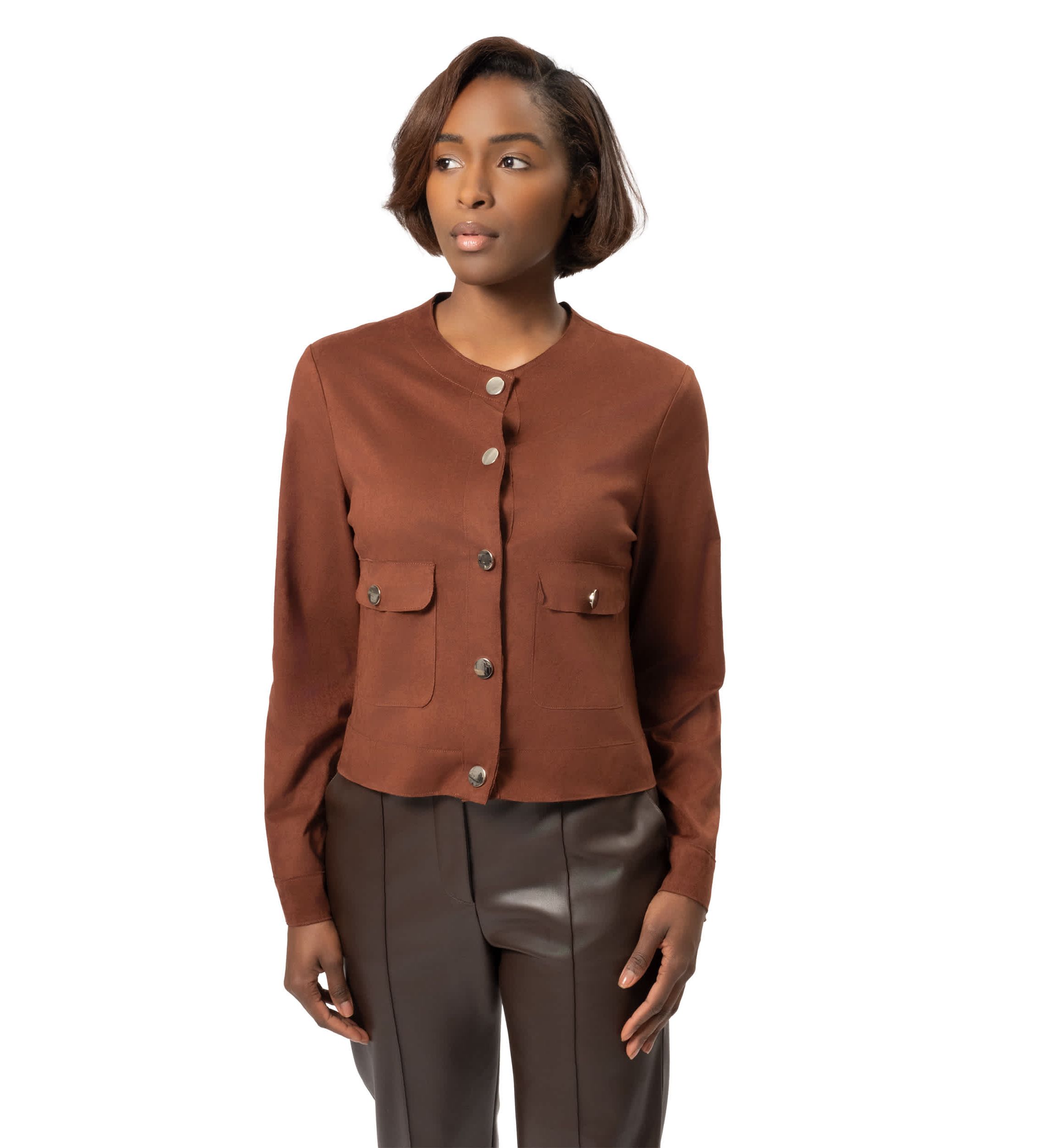 Marissa Faux Suede Jacket