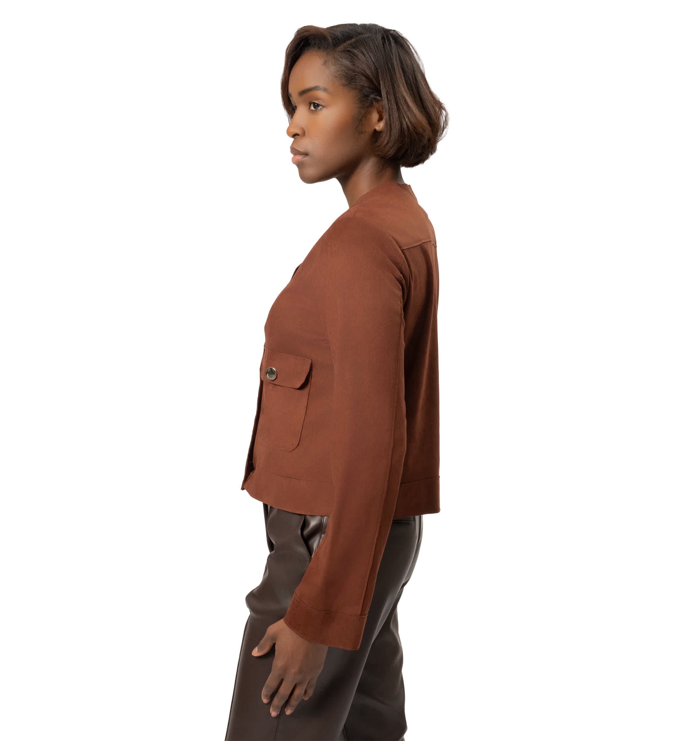 Marissa Faux Suede Jacket
