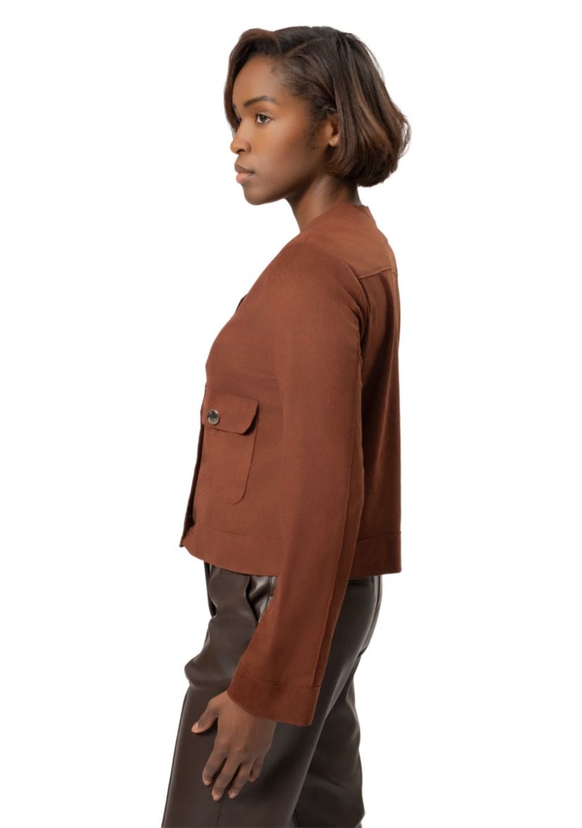 Marissa Faux Suede Jacket