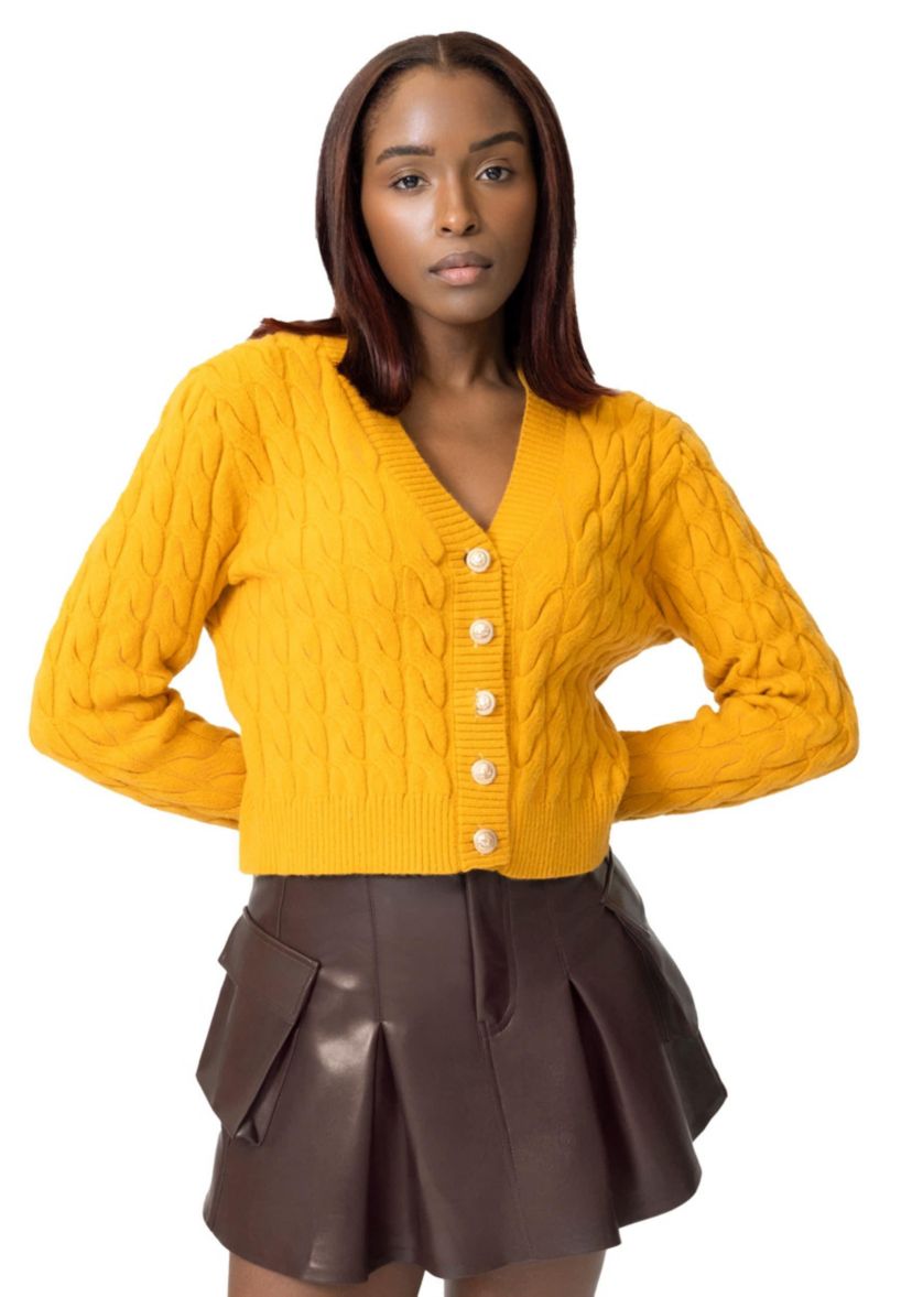 Adley Faux Leather Skirt