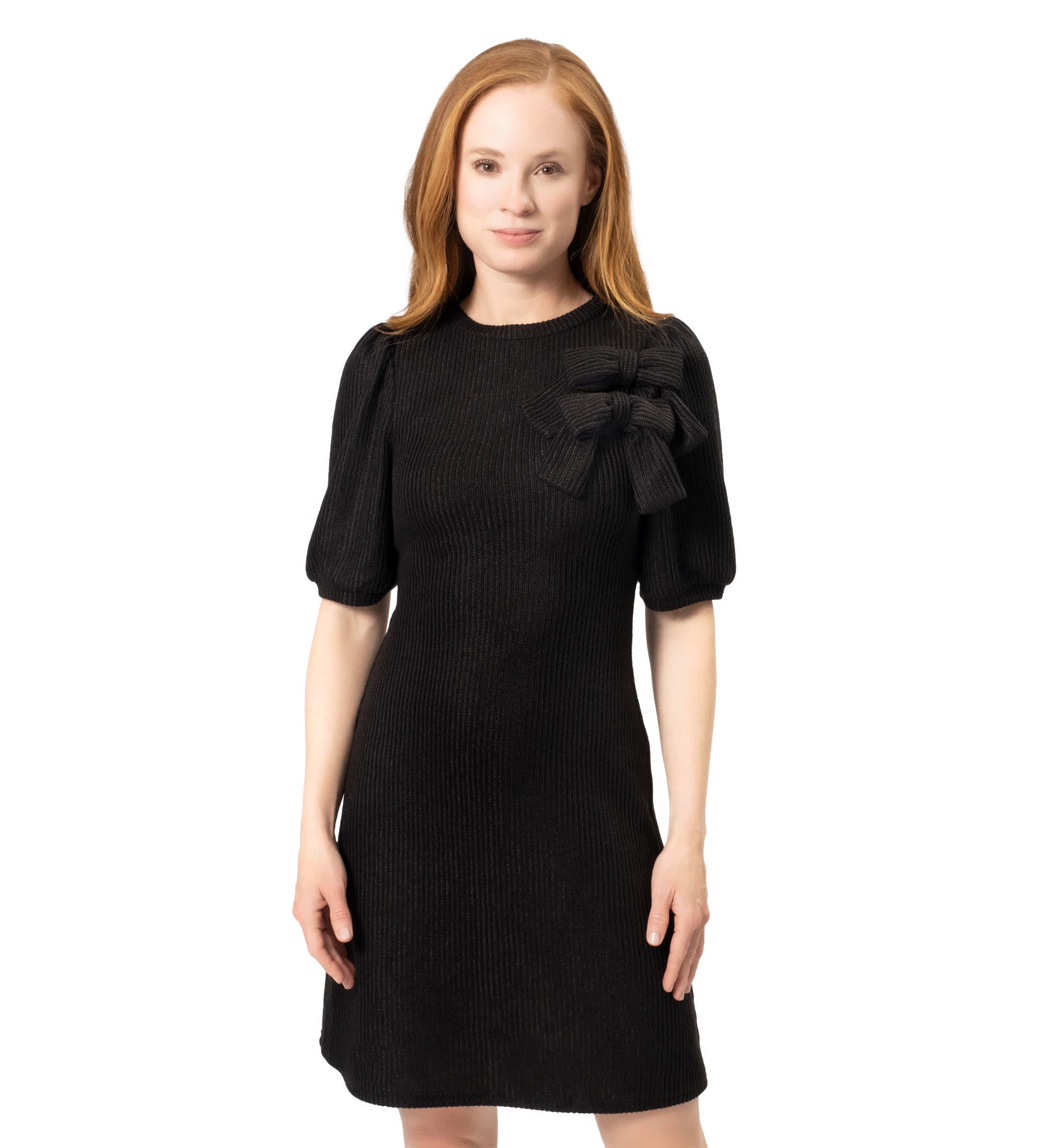 Double Bow Knit Dress