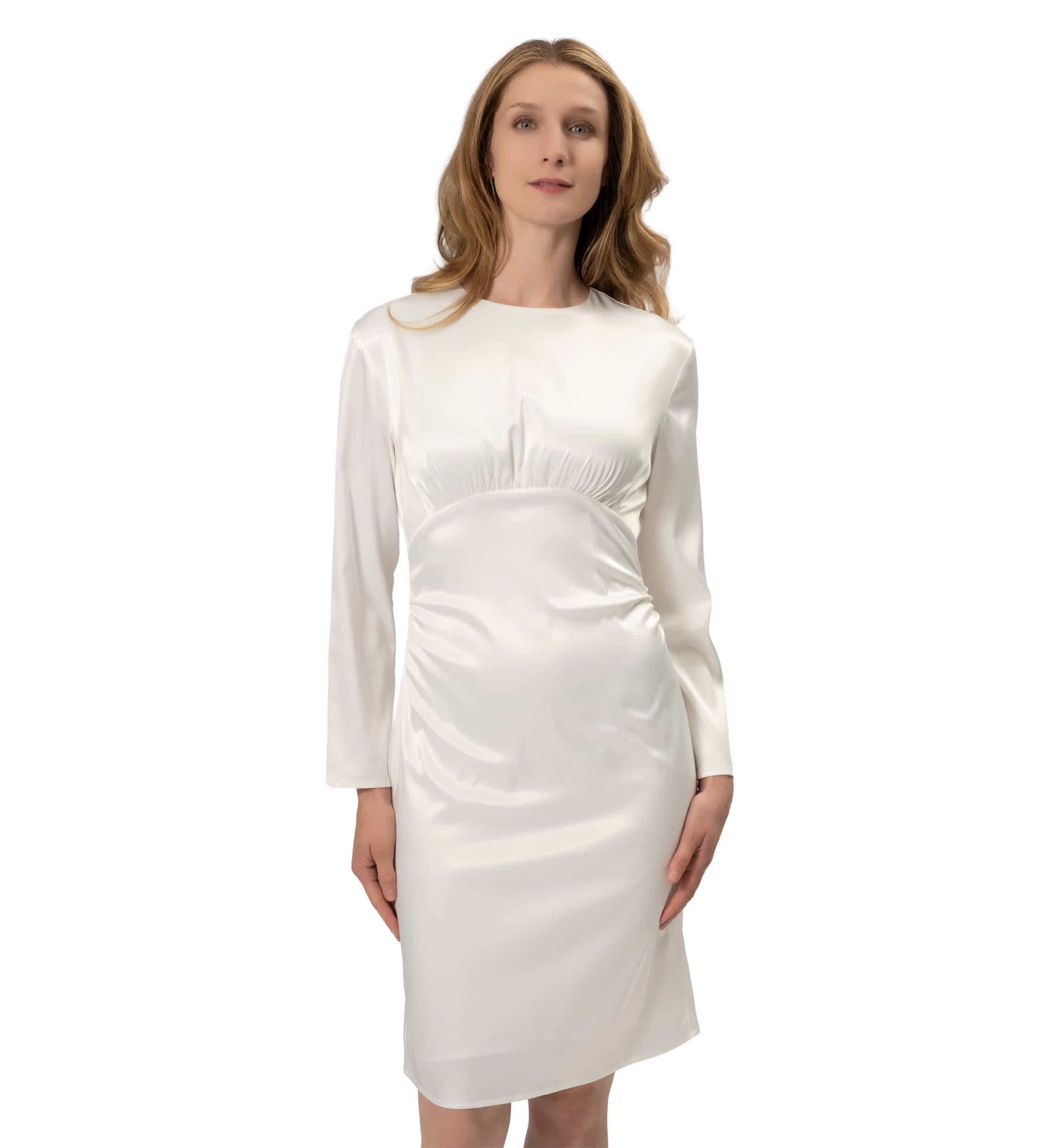 Long Sleeve Seam Short Dress