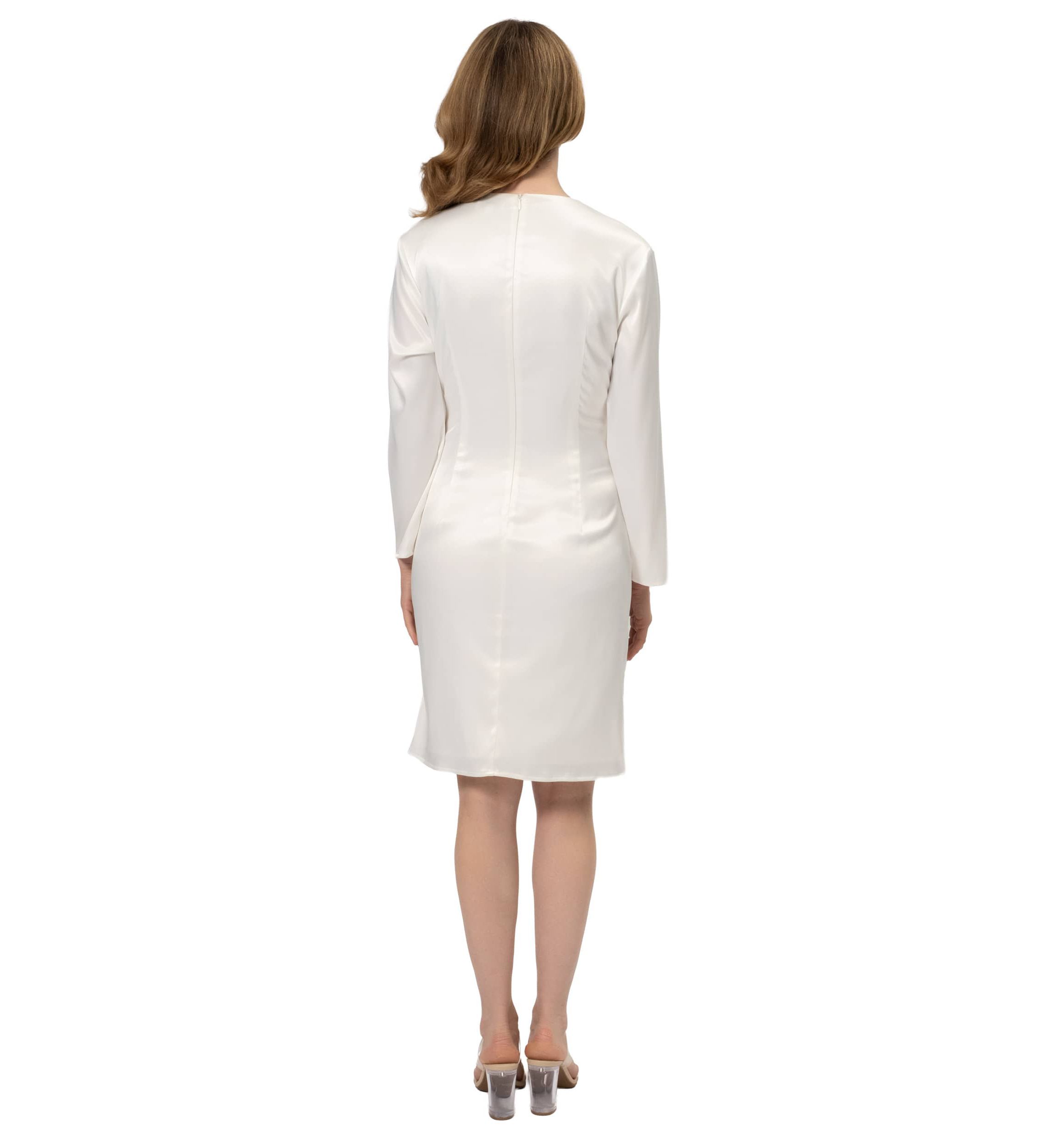 Long Sleeve Seam Short Dress