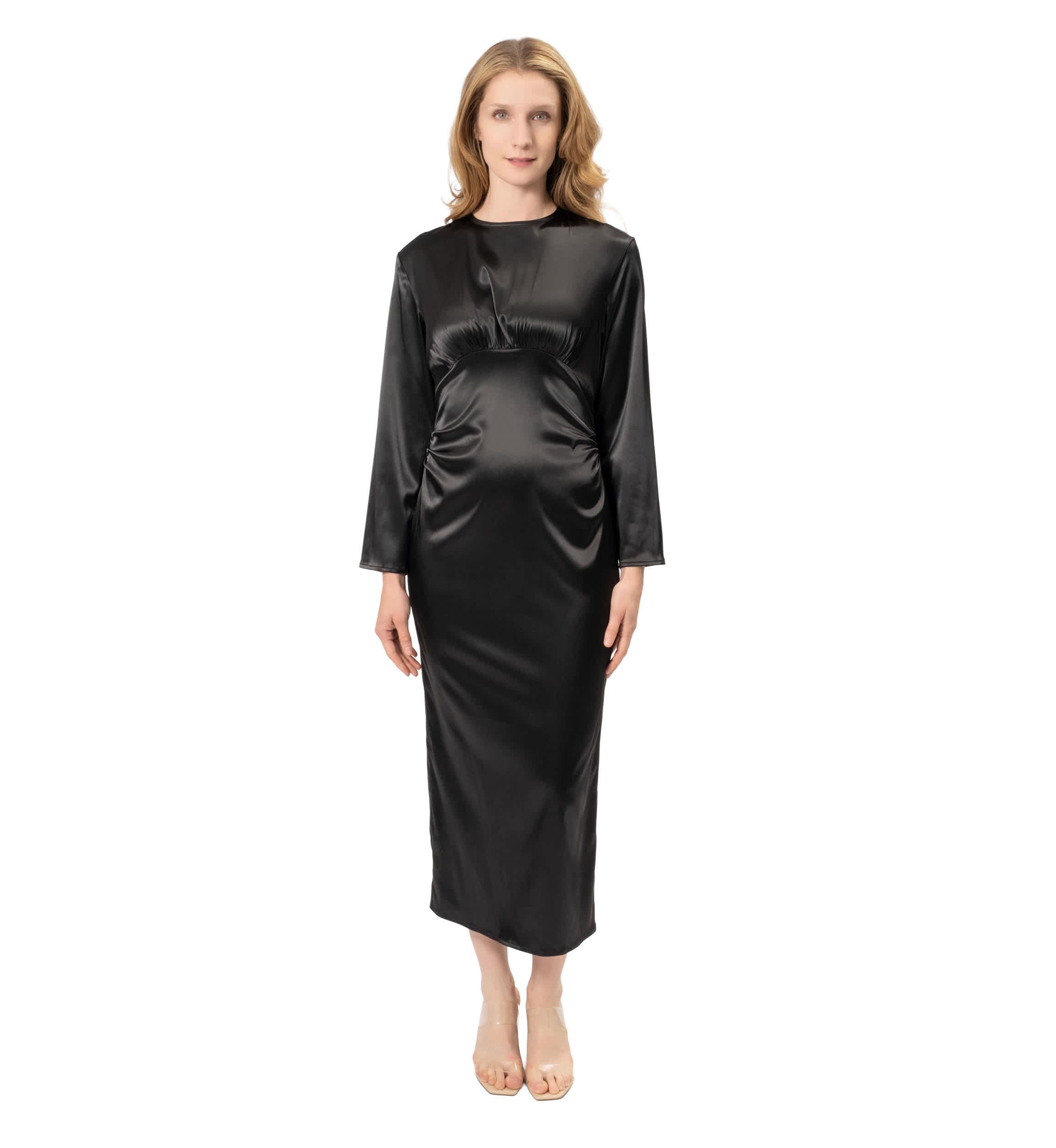 Long Sleeve Seam Dress