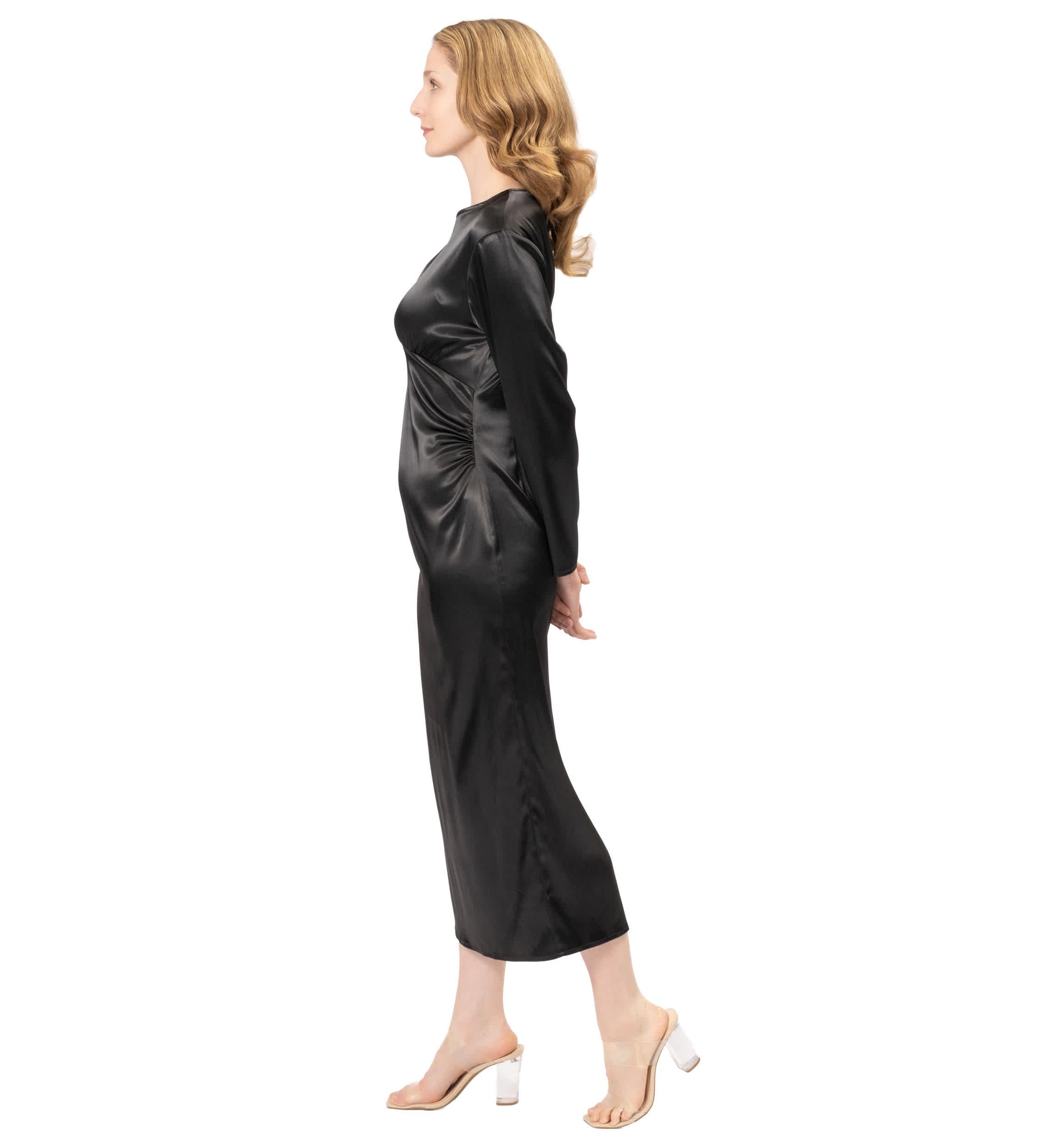 Long Sleeve Seam Dress