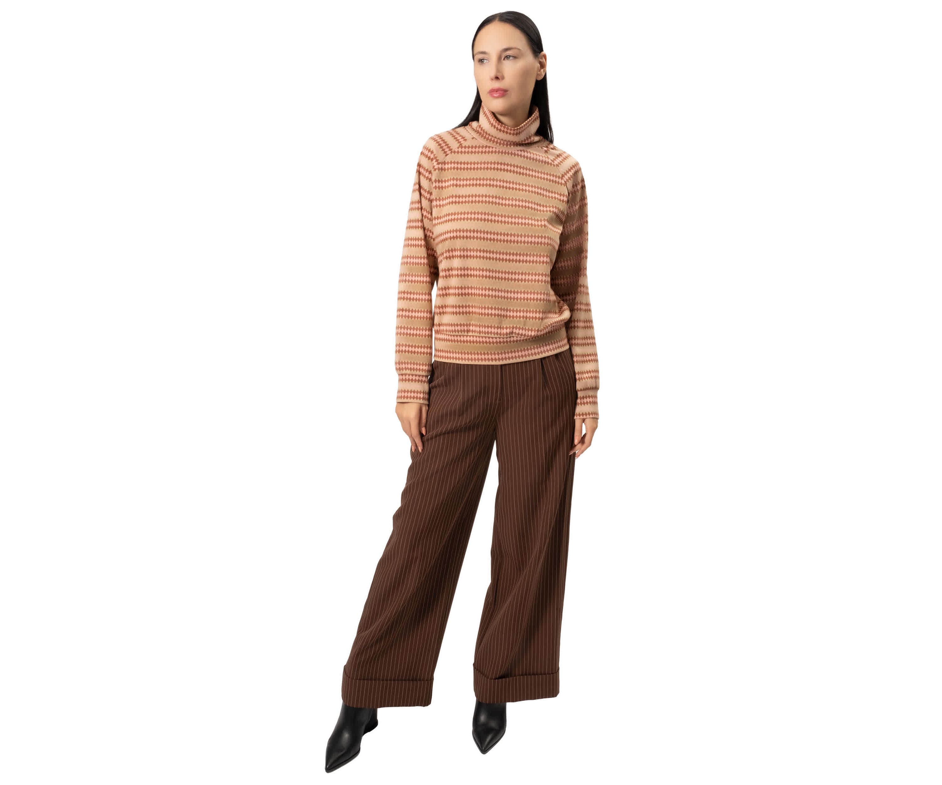 Bebe Turtleneck Knit Top