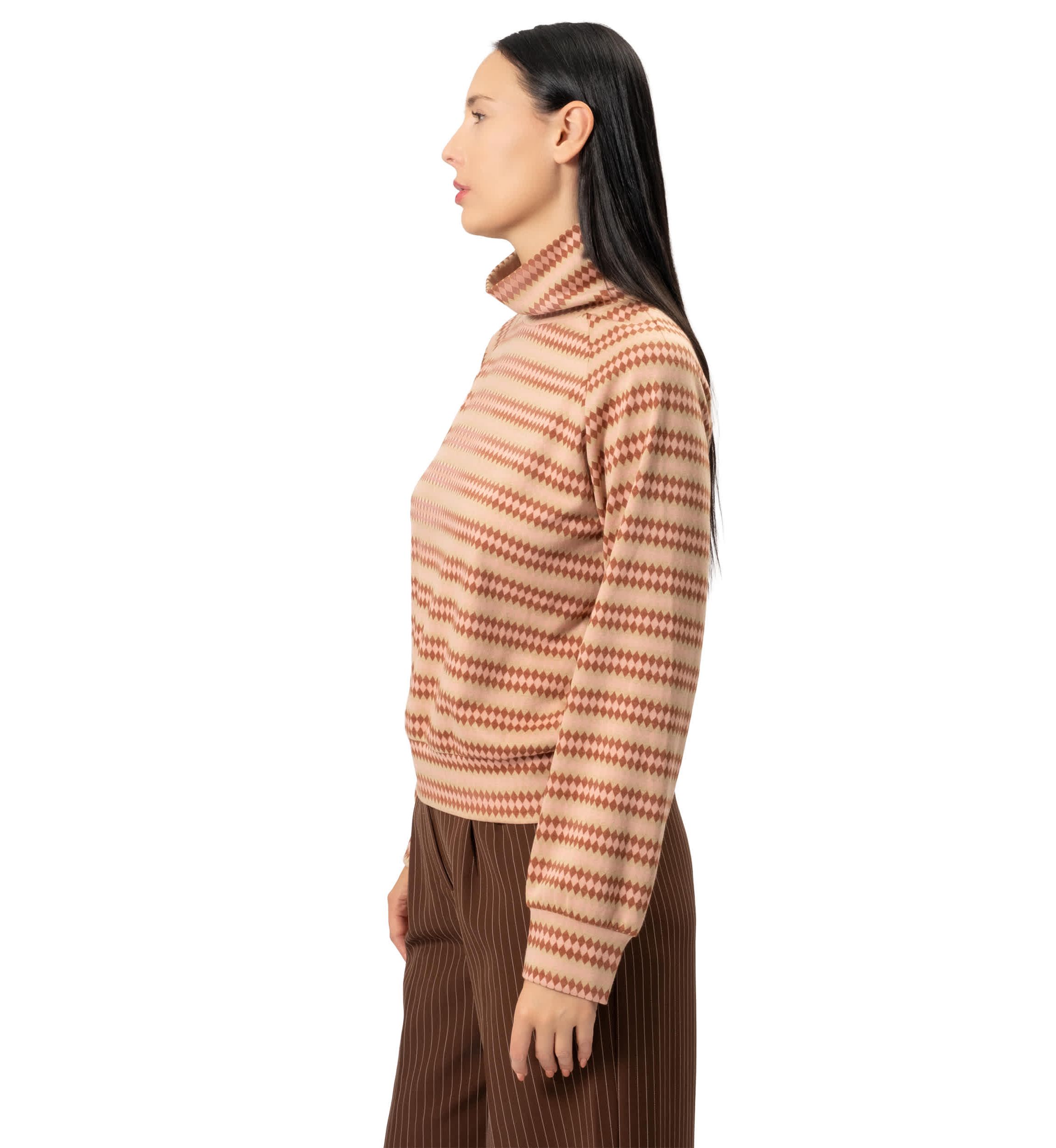 Bebe Turtleneck Knit Top