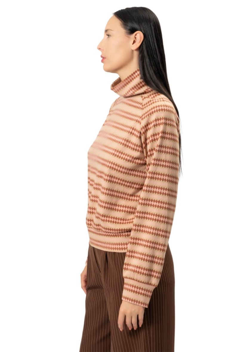 Bebe Turtleneck Knit Top